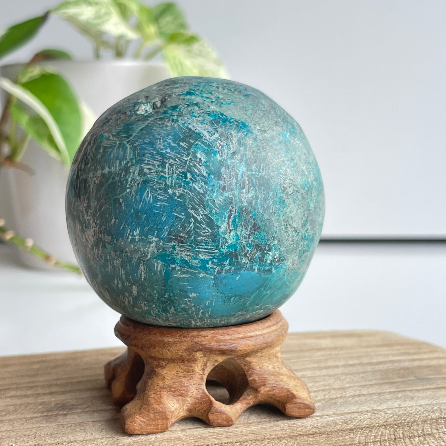 Shattuckite Sphere 6.5cm
