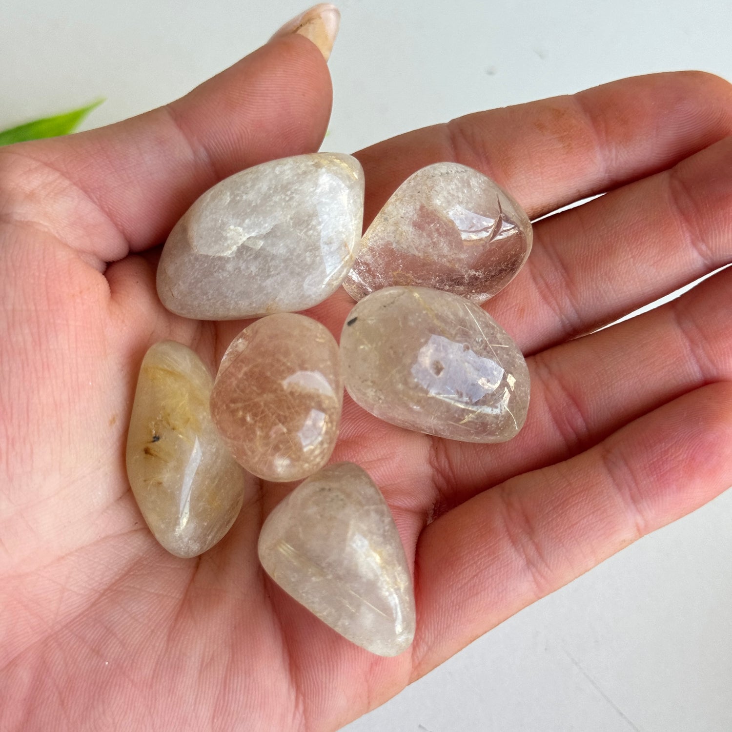 Rutilated Quartz Tumbled