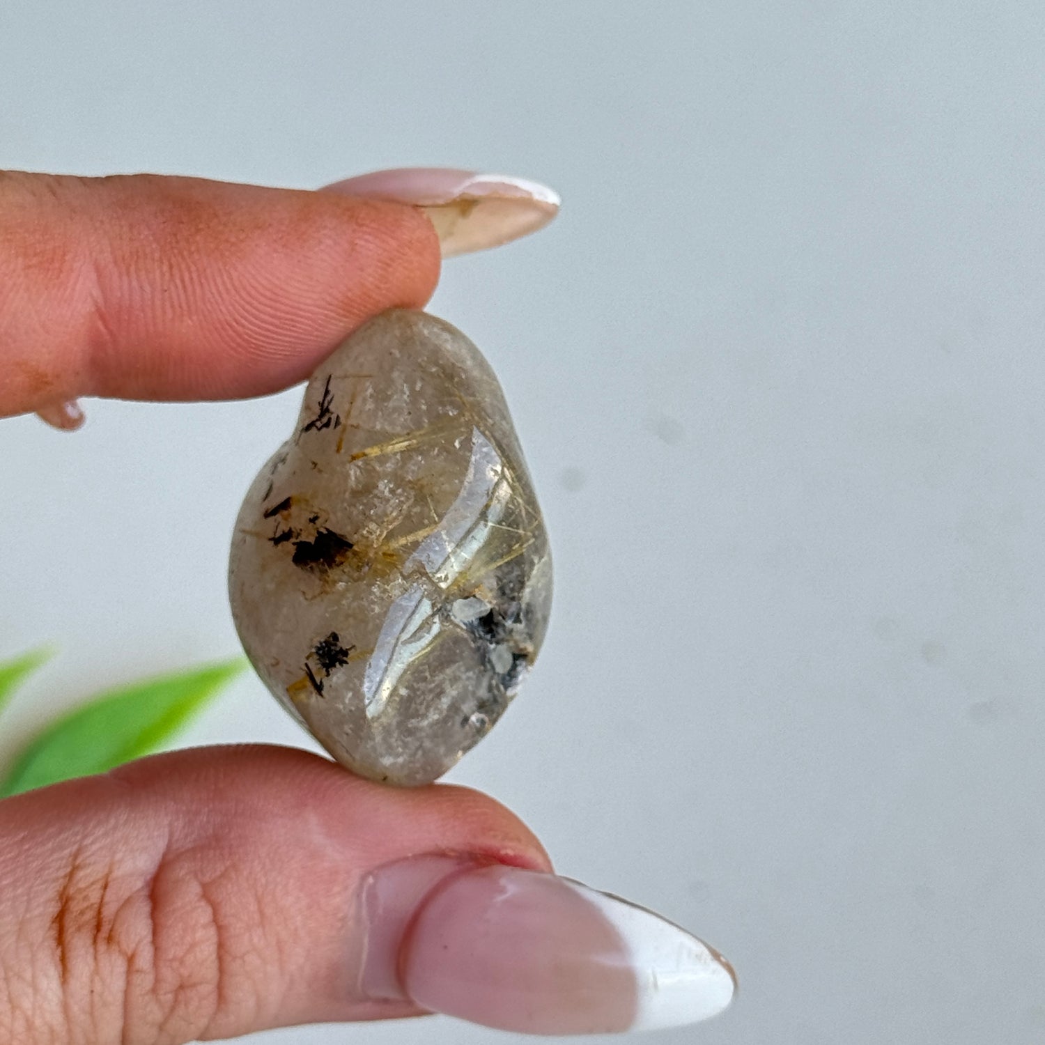 Rutilated Quartz Tumbled
