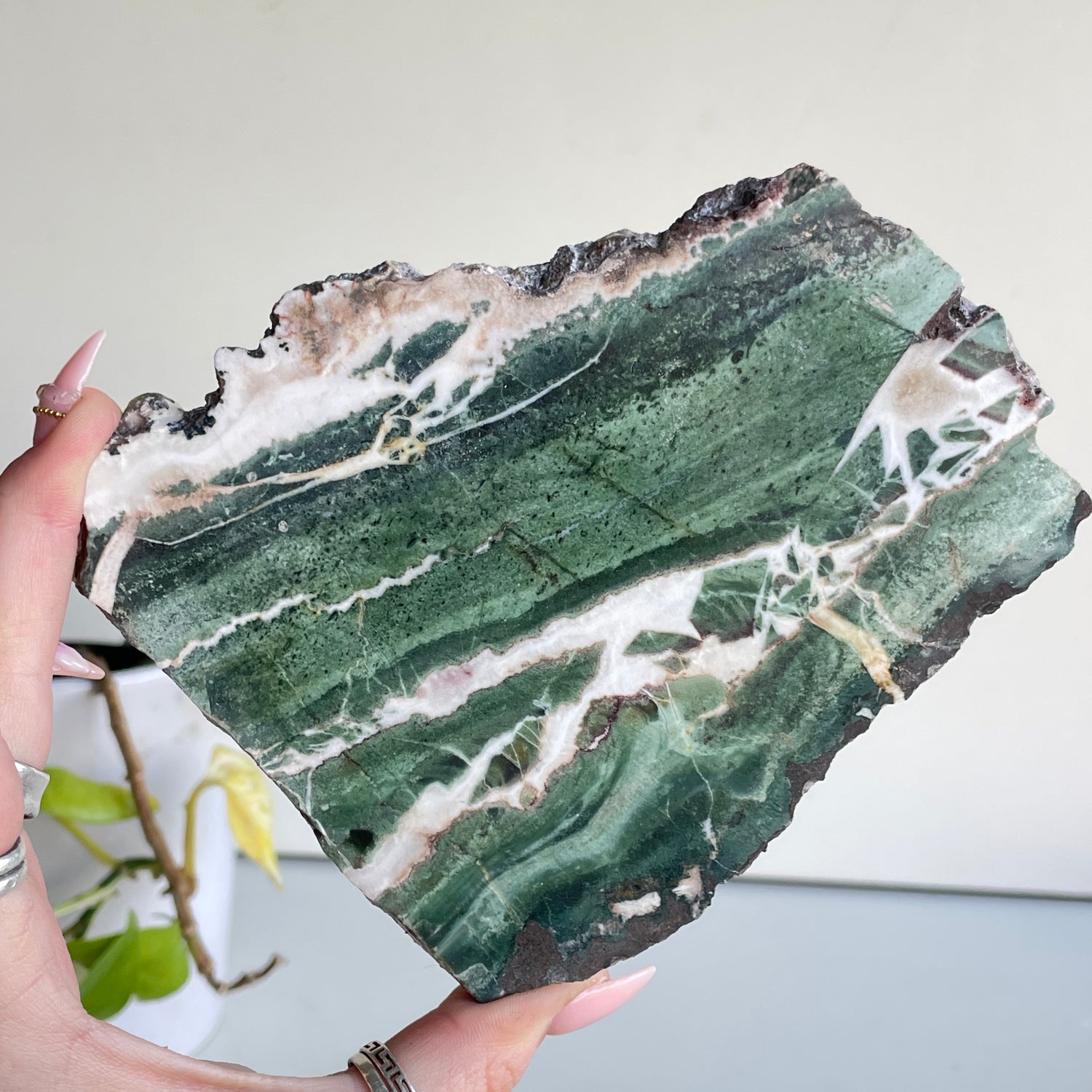 Green Sardonyx Slice 260g