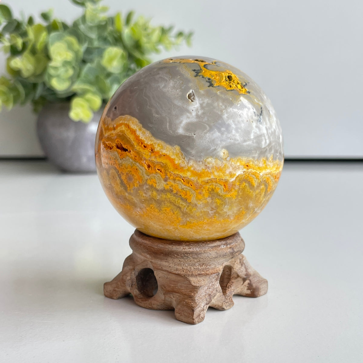 Bumblebee Jasper Sphere 6.3cm