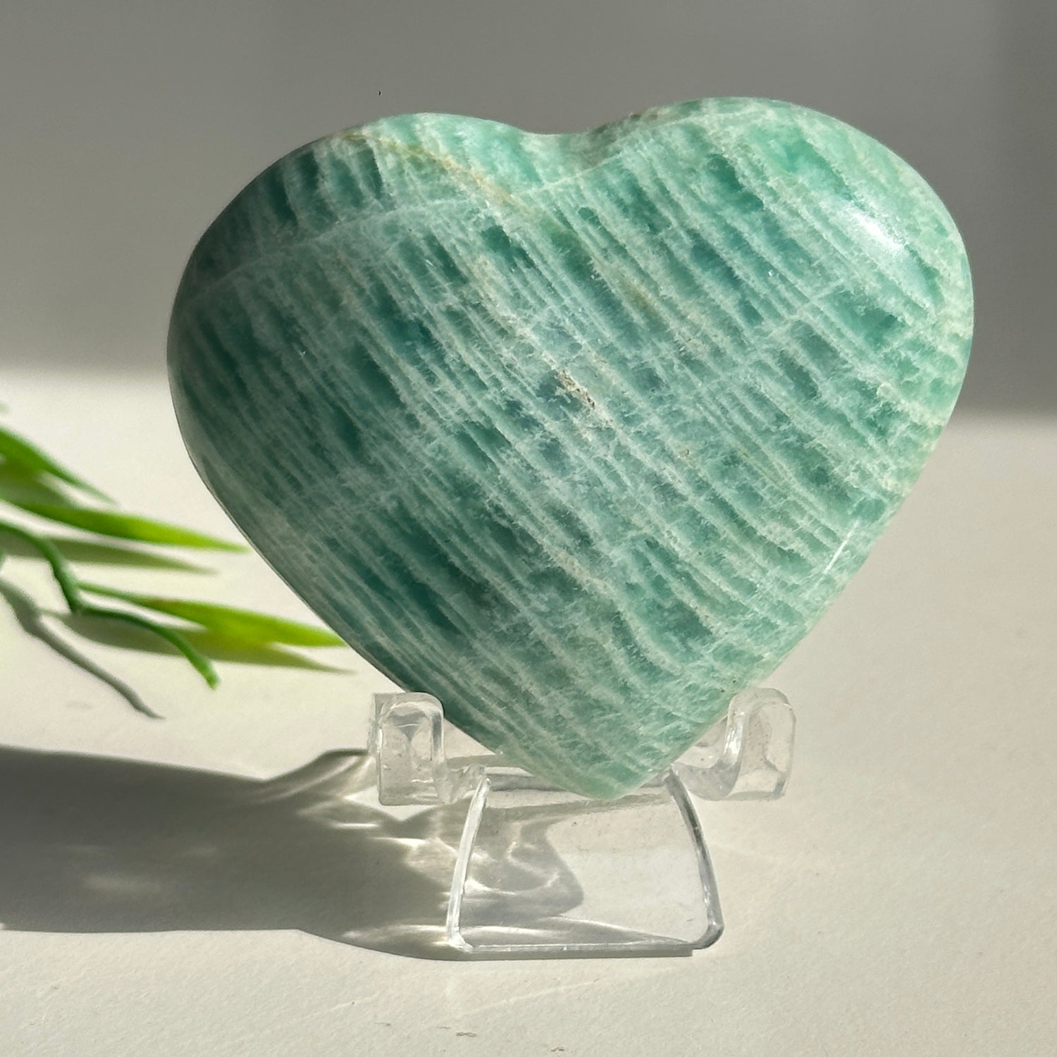Amazonite Heart 6cm