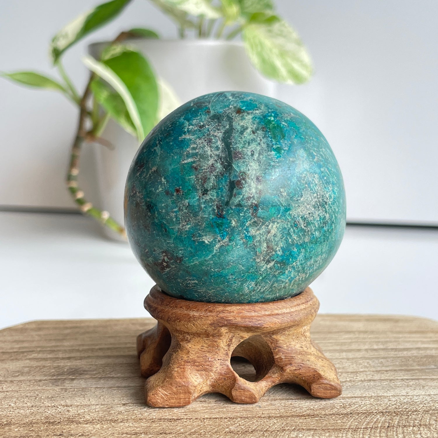 Shattuckite Sphere 5.5cm