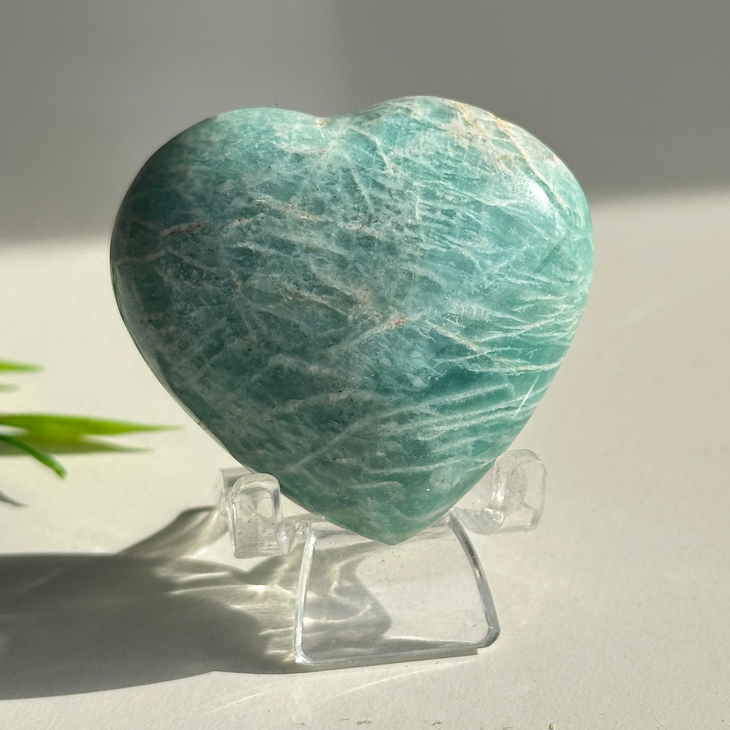 Amazonite Heart 4.7cm