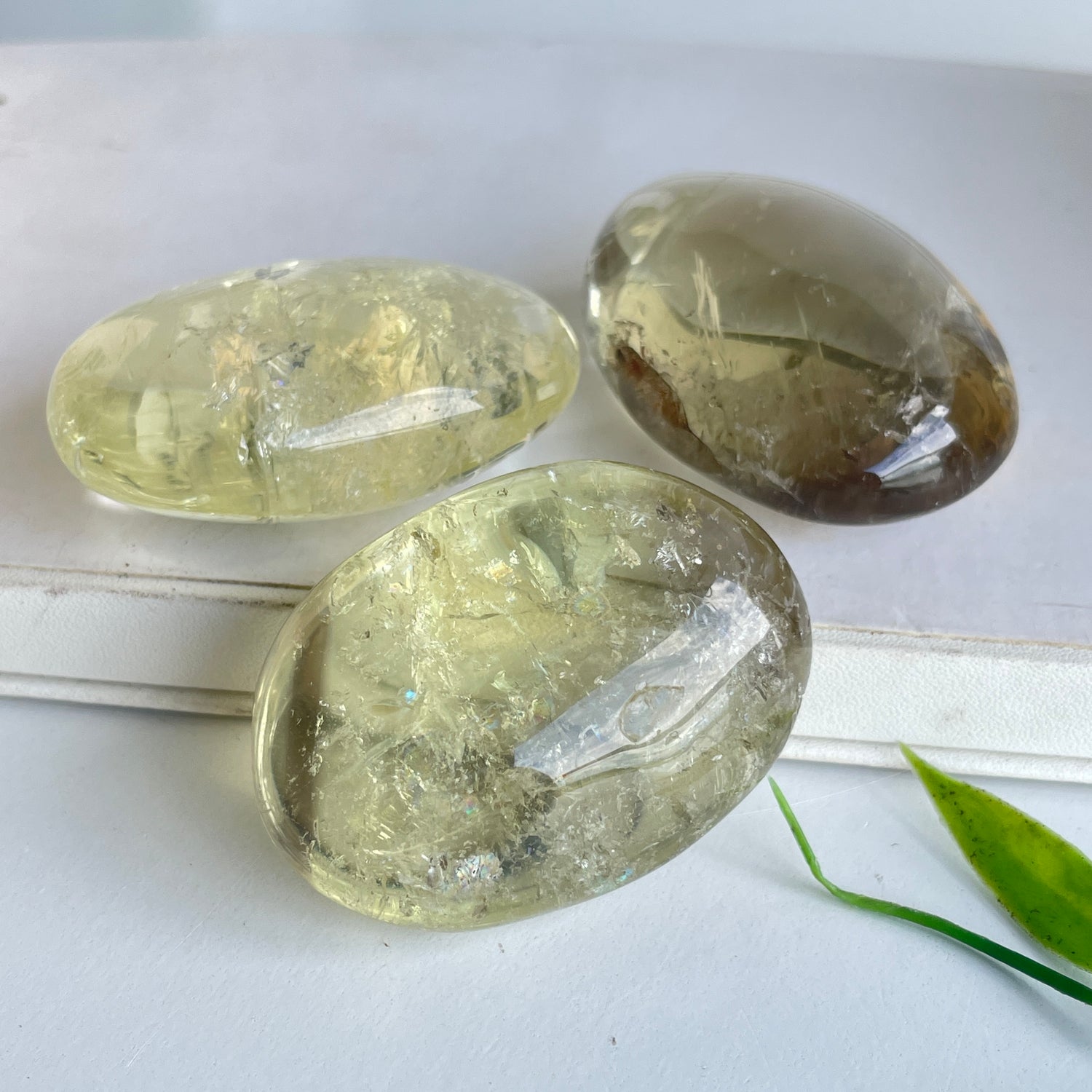 Smoky Citrine Palmstone Sml