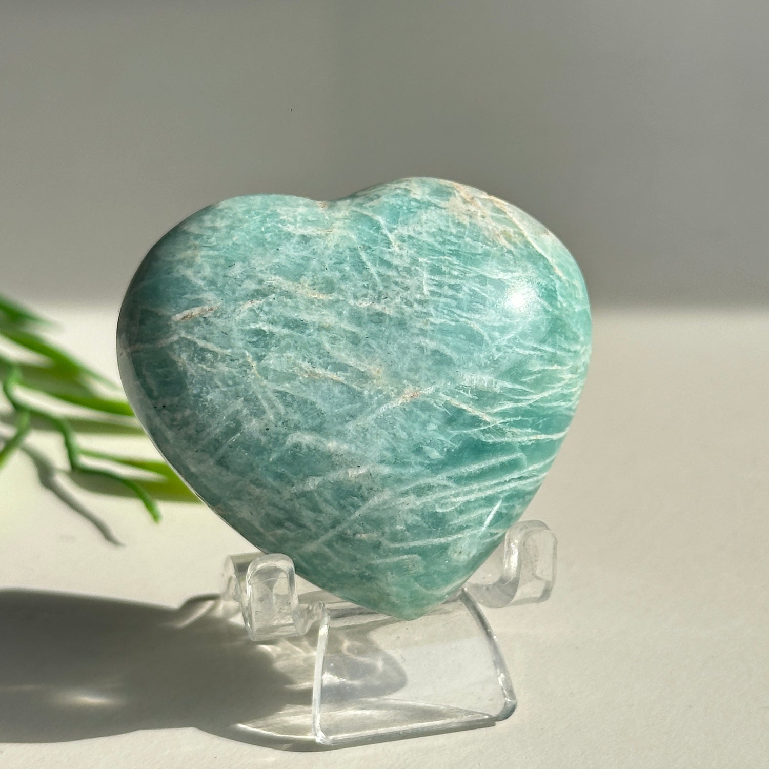 Amazonite Heart 4.7cm