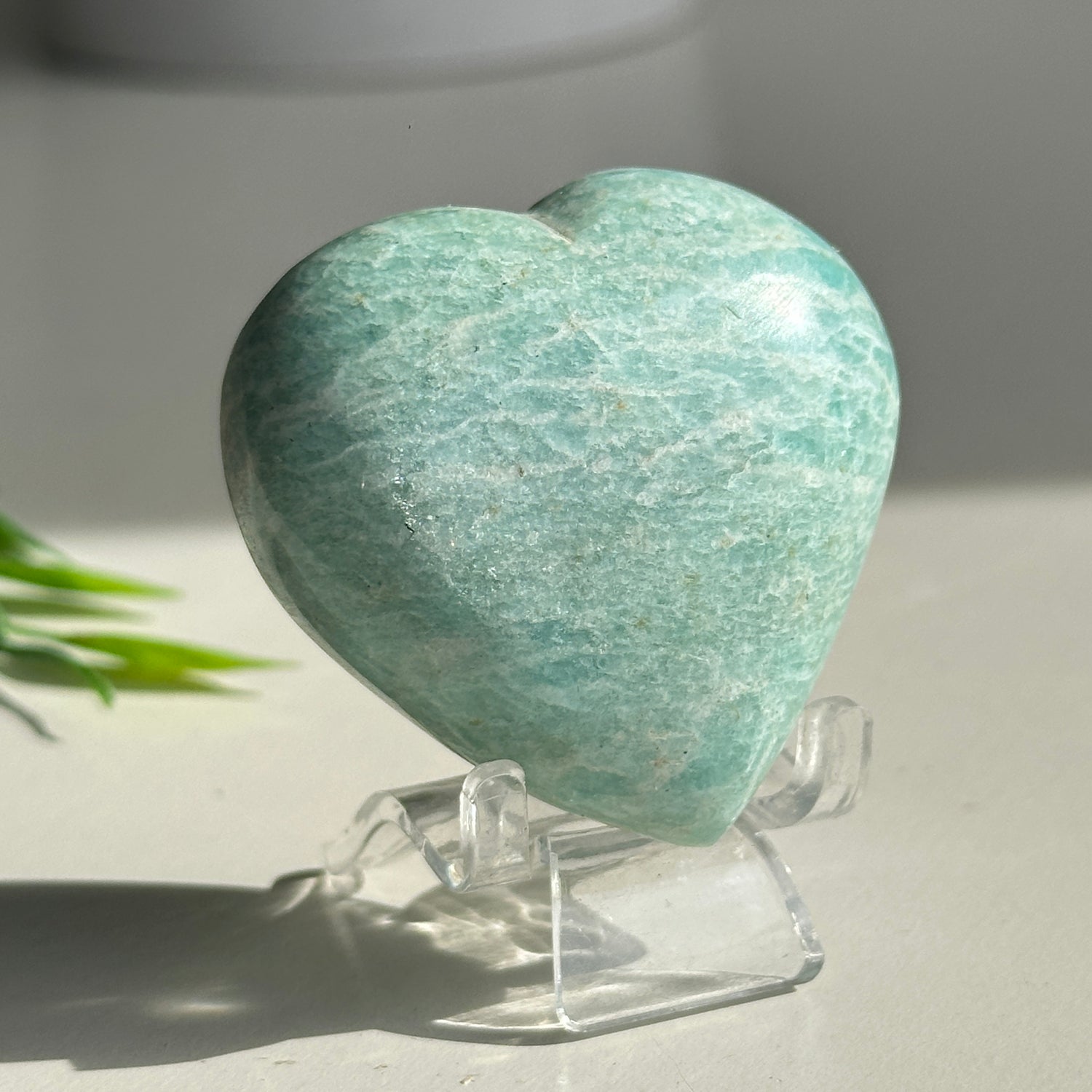 Amazonite Heart 4.7cm