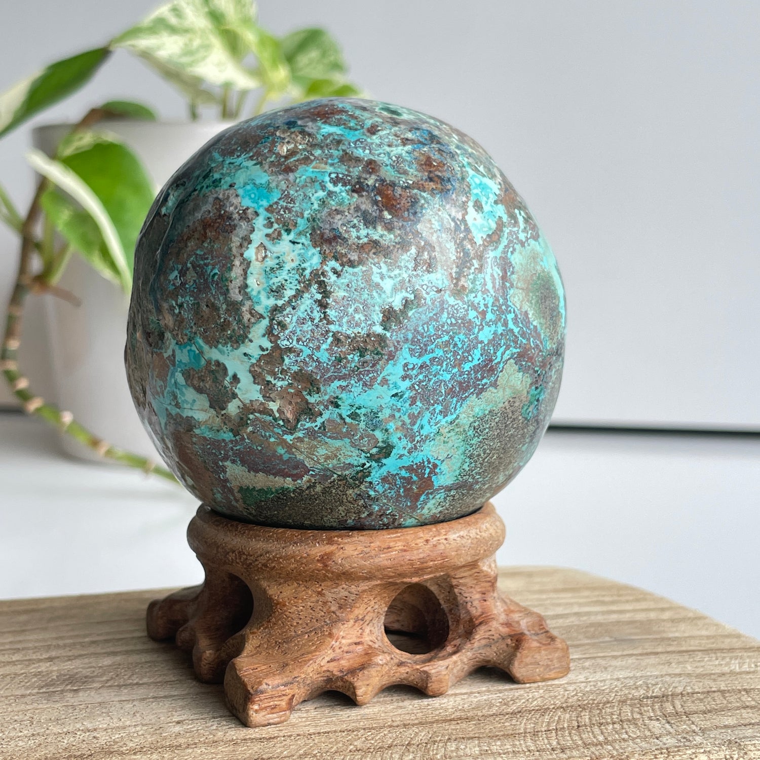 Shattuckite Sphere 7.5cm