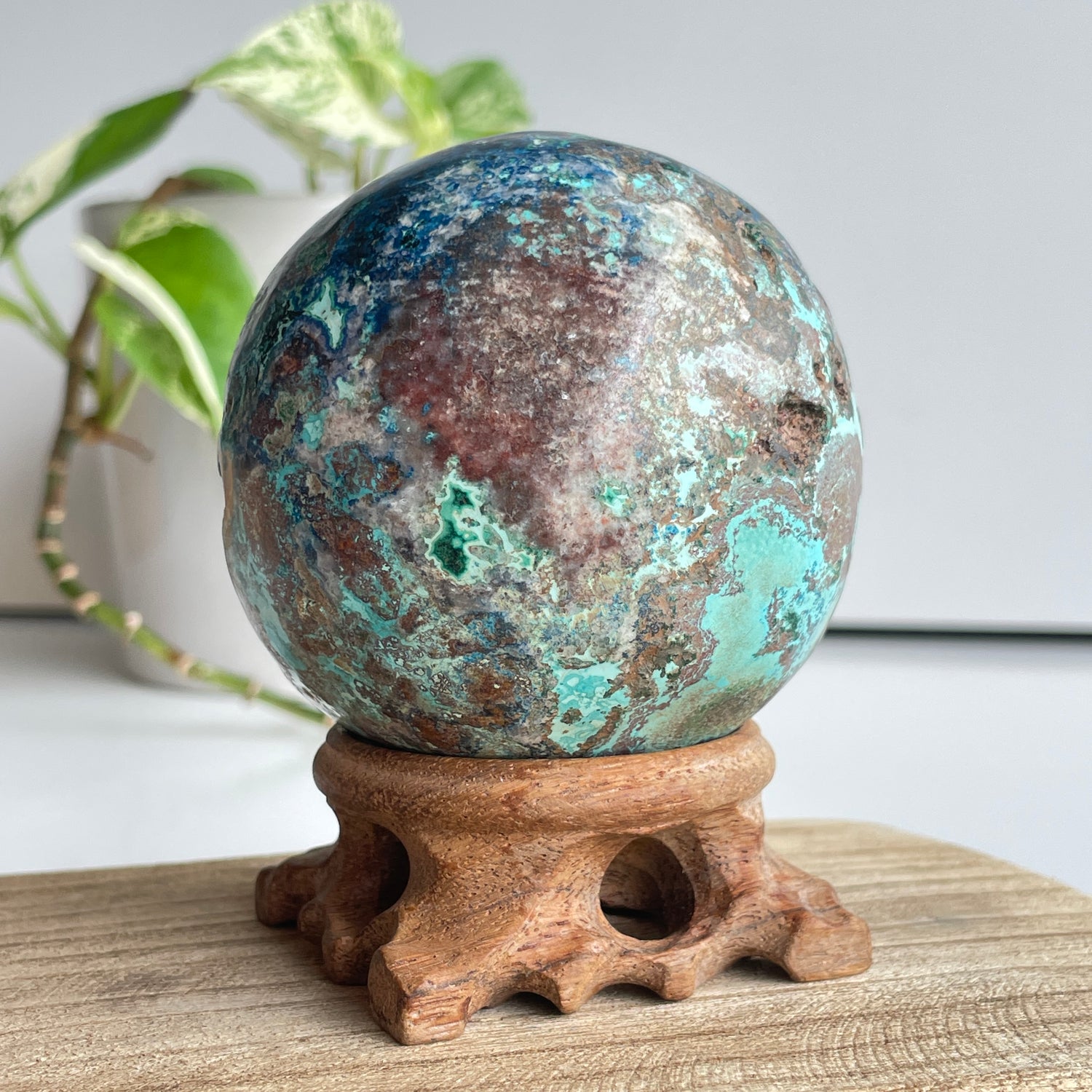 Shattuckite Sphere 7.5cm