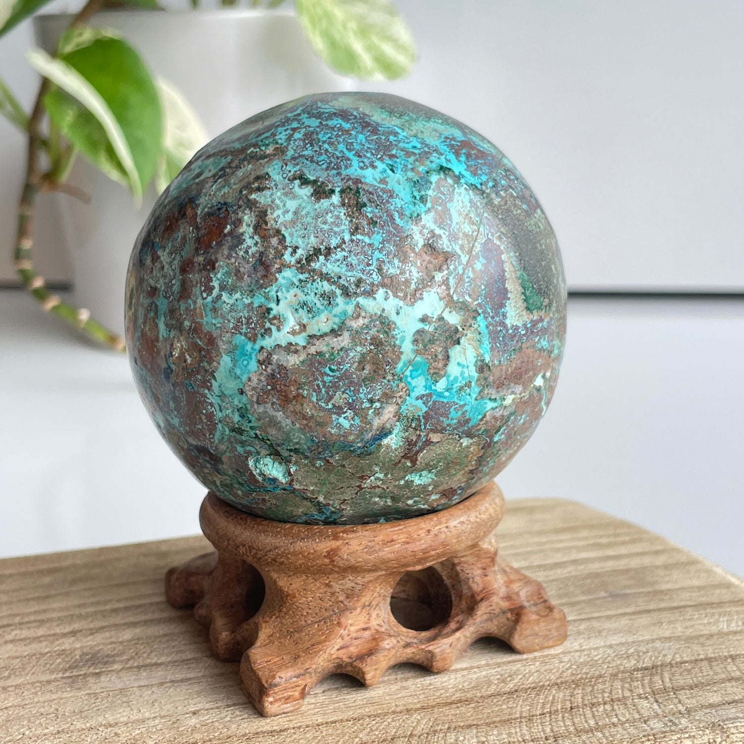 Shattuckite Sphere 7.5cm