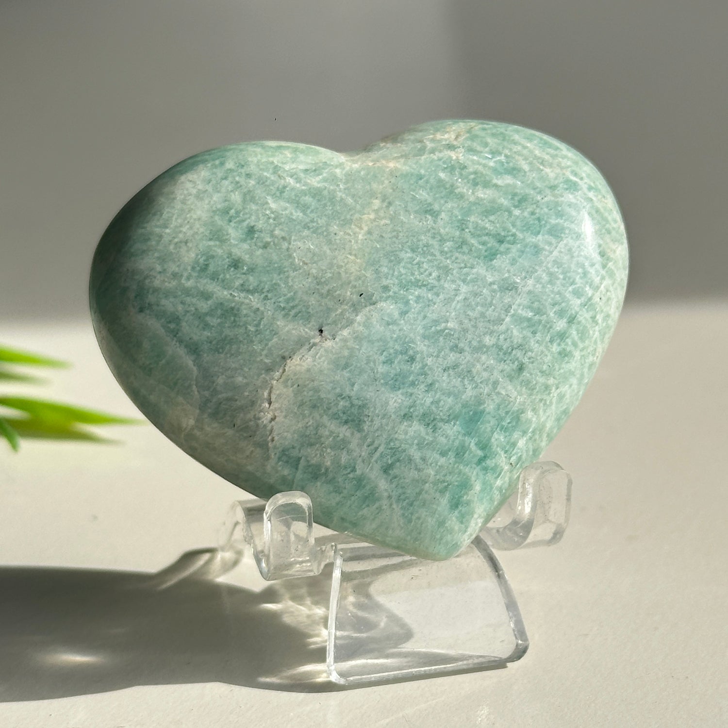 Amazonite Heart 5.3cm
