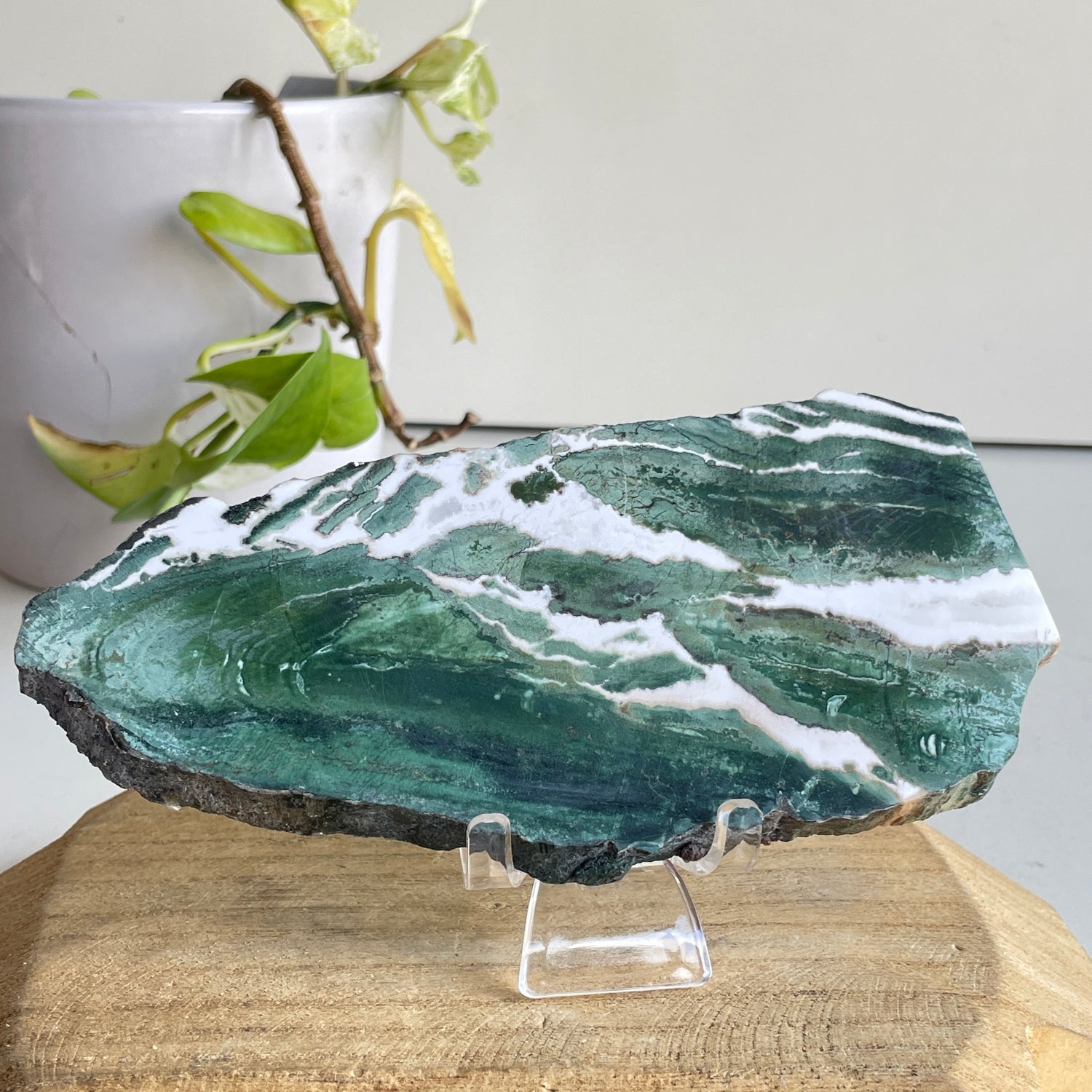 Green Sardonyx Slice 252g