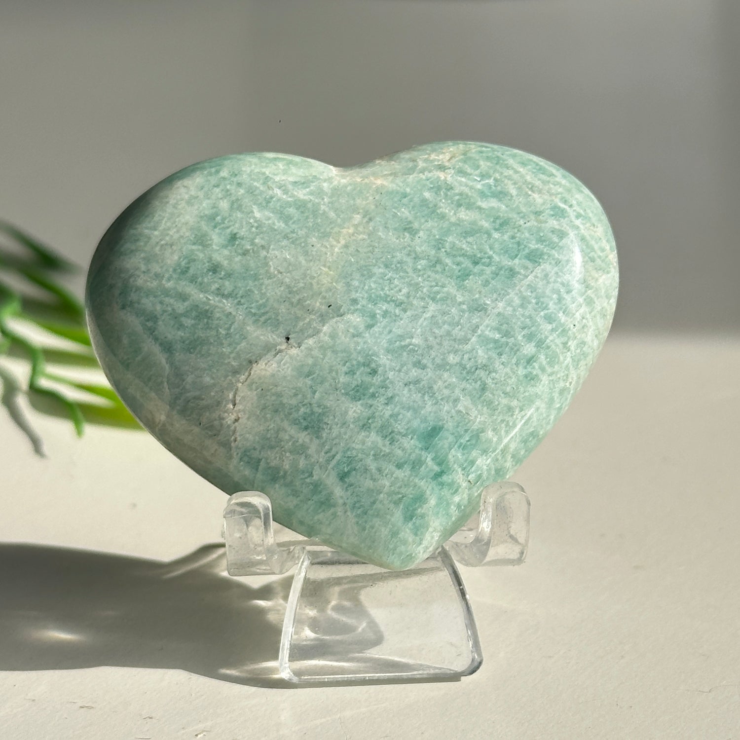 Amazonite Heart 5.3cm