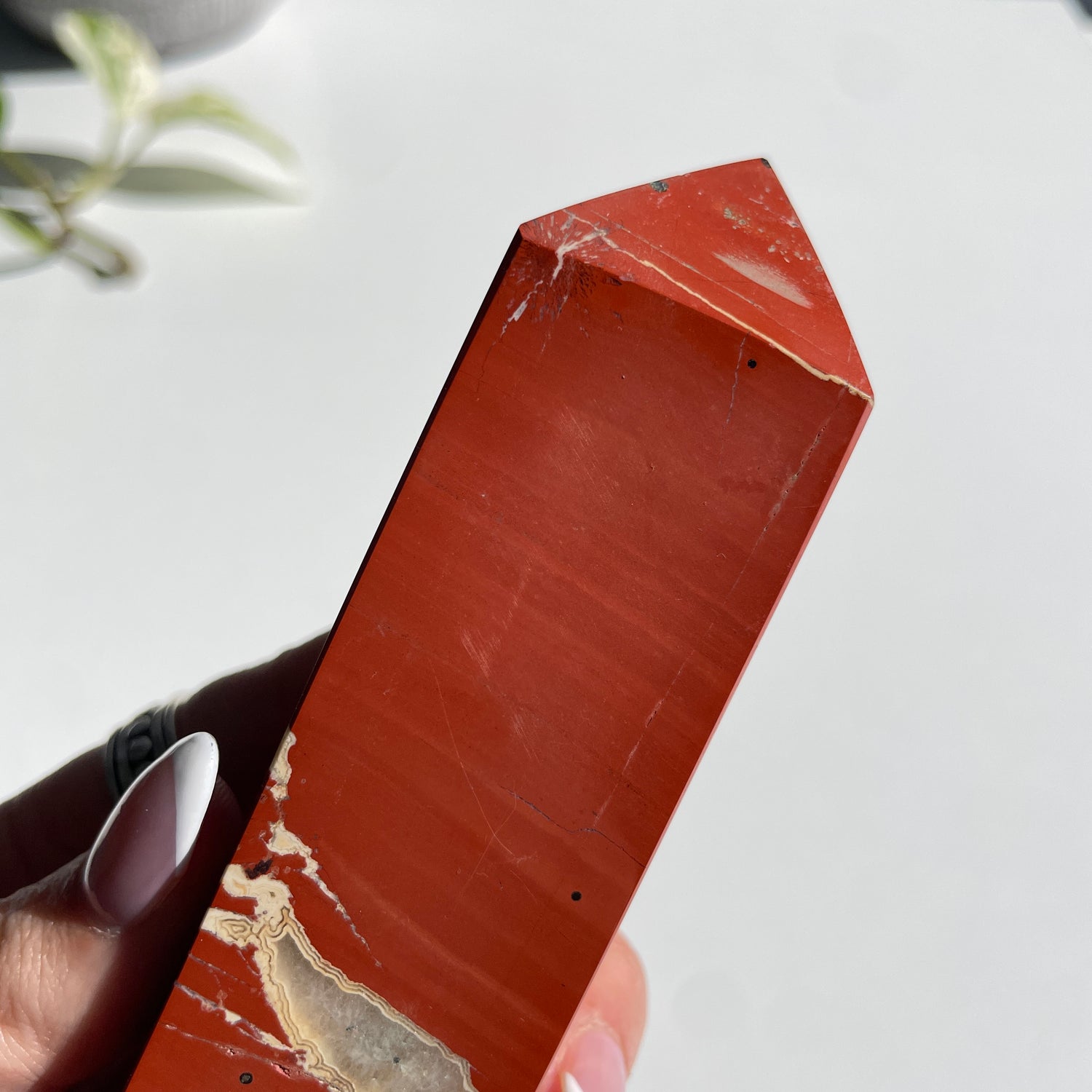 Red Jasper Obelisk 13.4cm 01