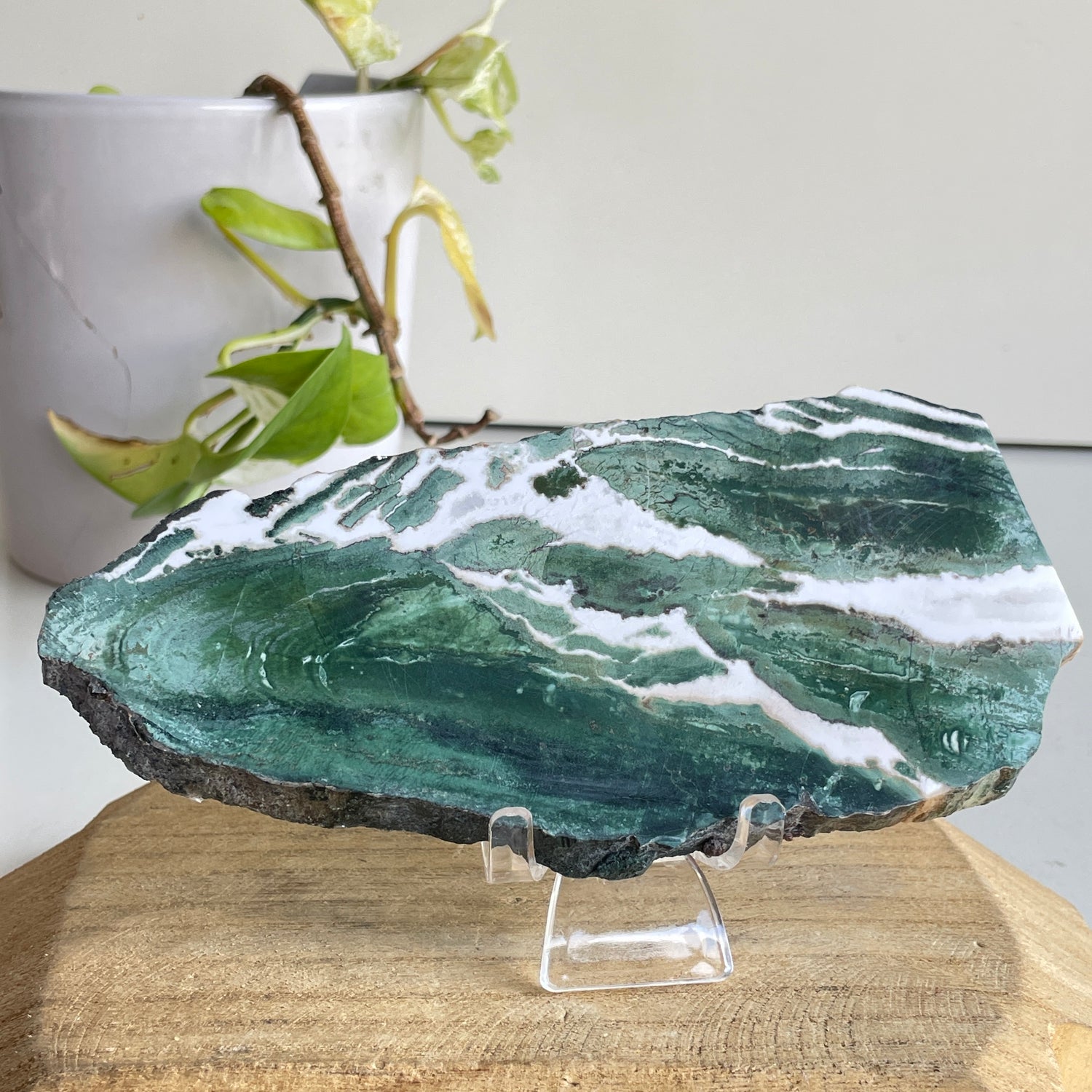 Green Sardonyx Slice 252g