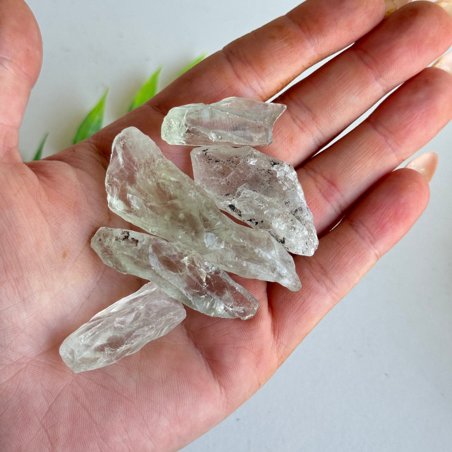 Green Amethyst Points