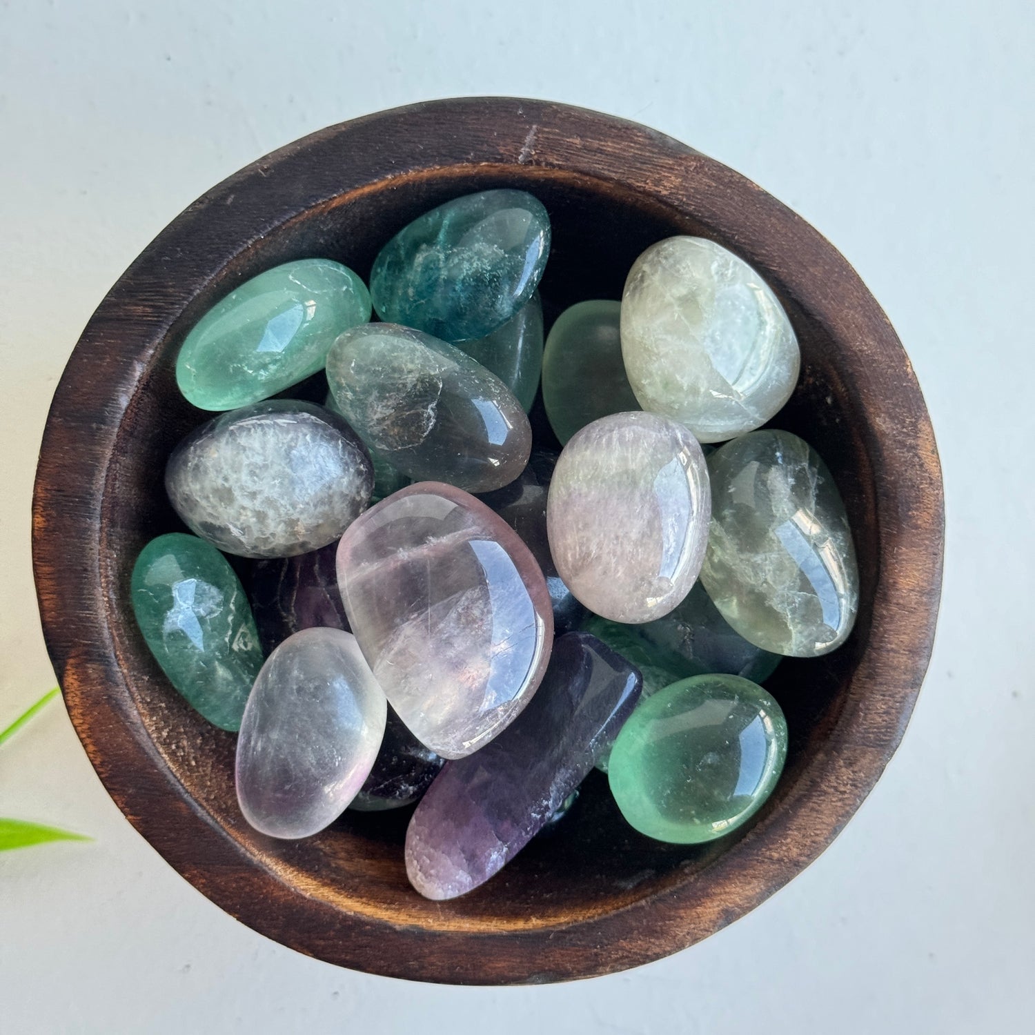 Rainbow Fluorite Tumbled