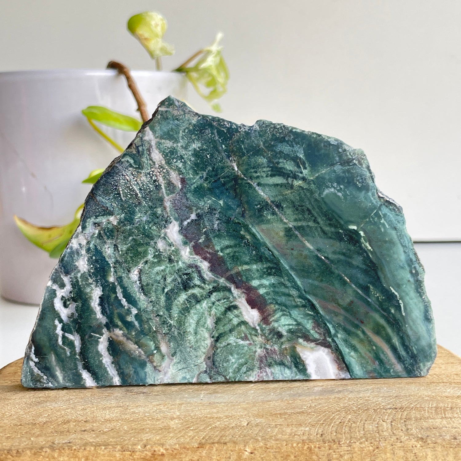 Green Sardonyx Slice 172g