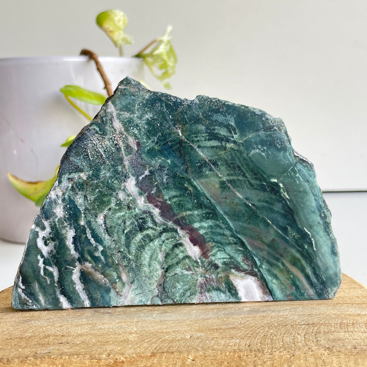 Green Sardonyx Slice 172g