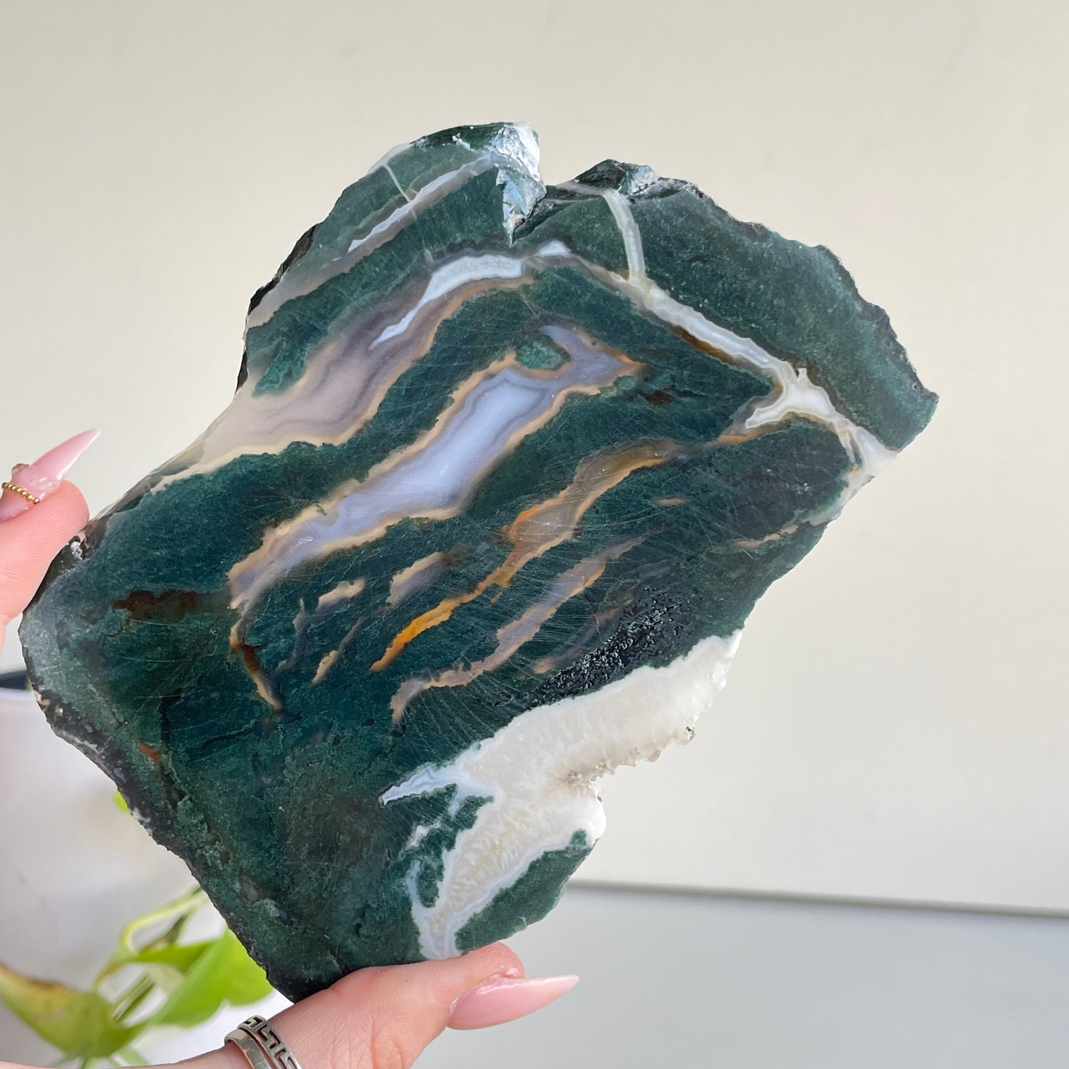 Green Sardonyx Slice 234g