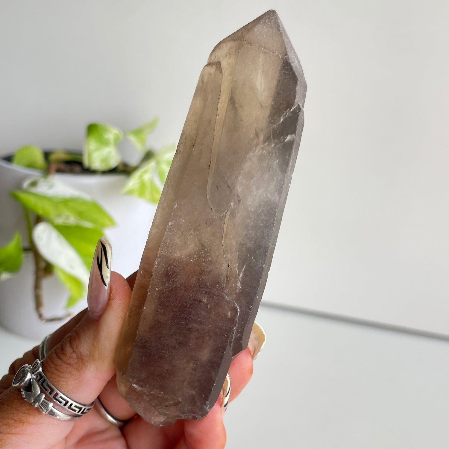 Smoky Quartz Natural Point 133g