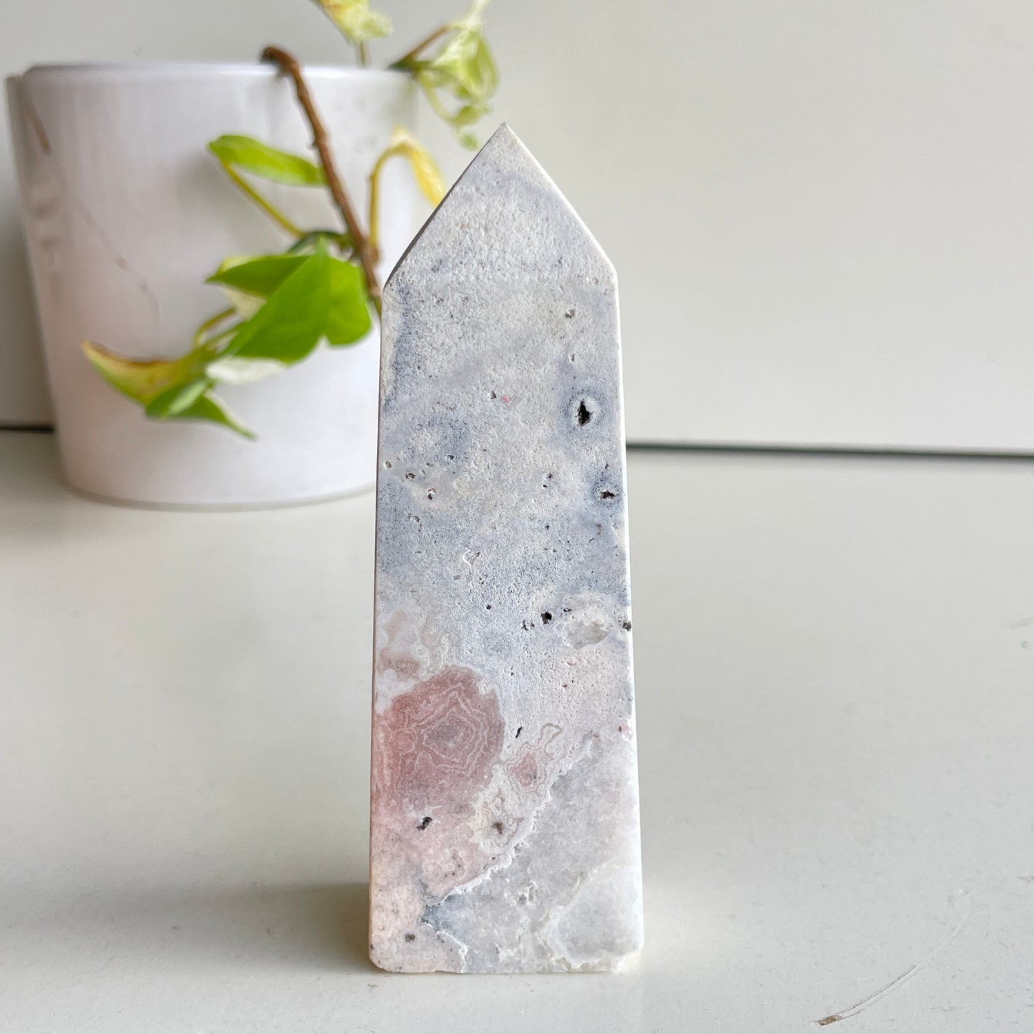 Pink Amethyst Obelisk 12.3cm