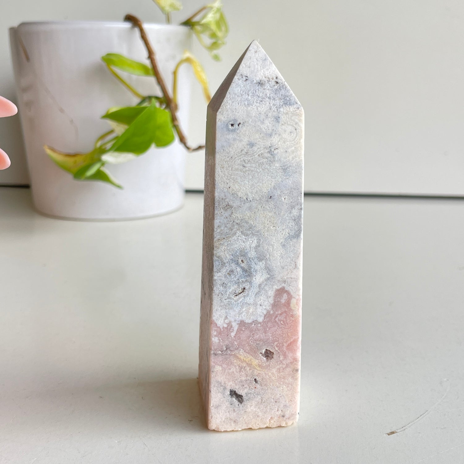 Pink Amethyst Obelisk 12.3cm