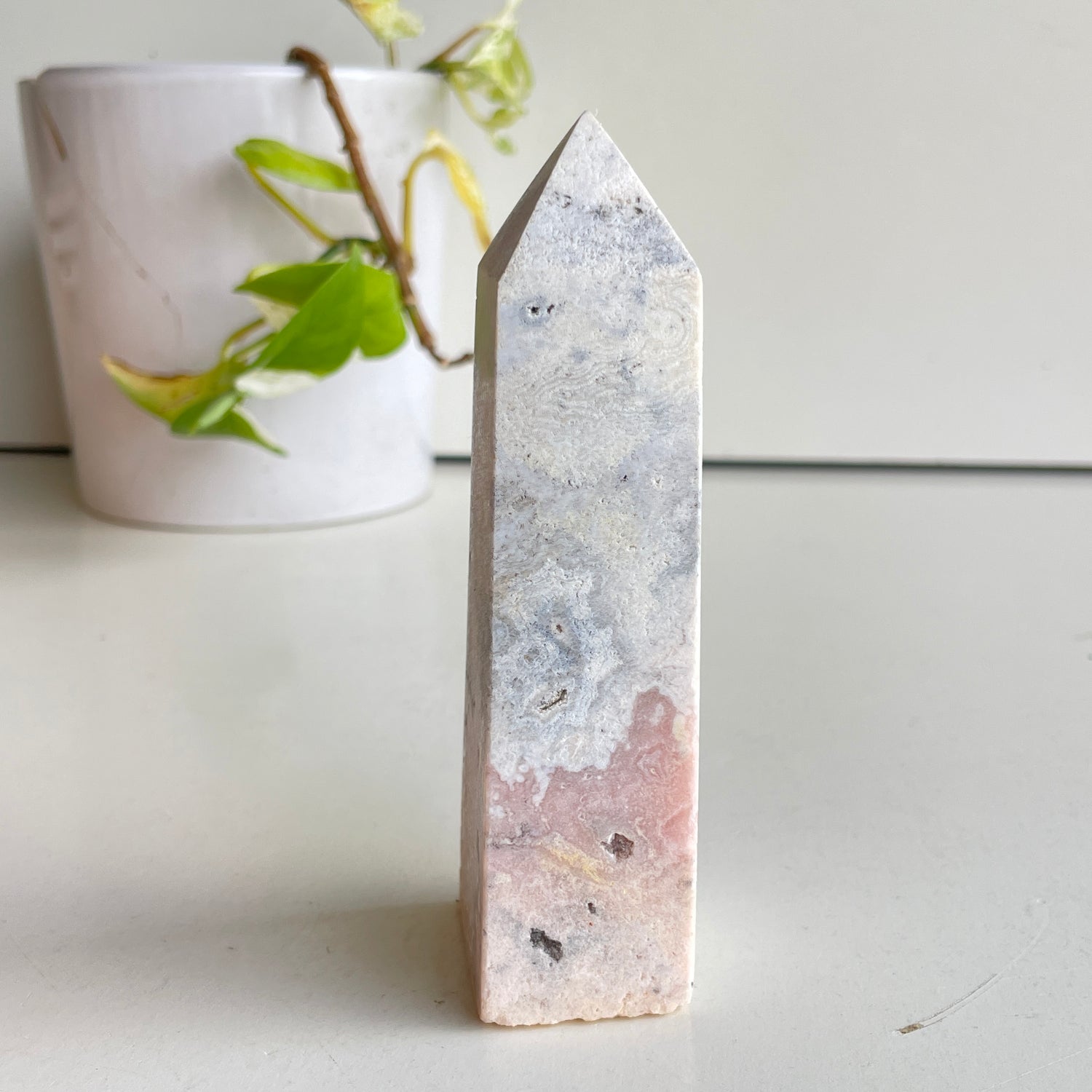 Pink Amethyst Obelisk 12.3cm