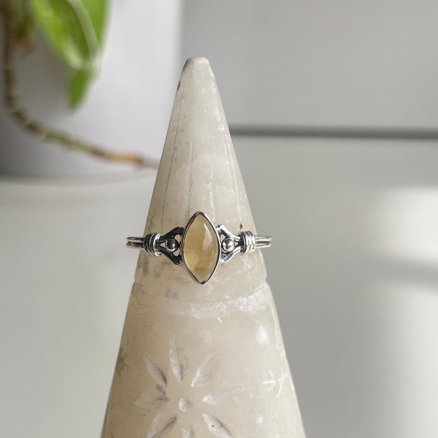 Citrine Marquise Ring