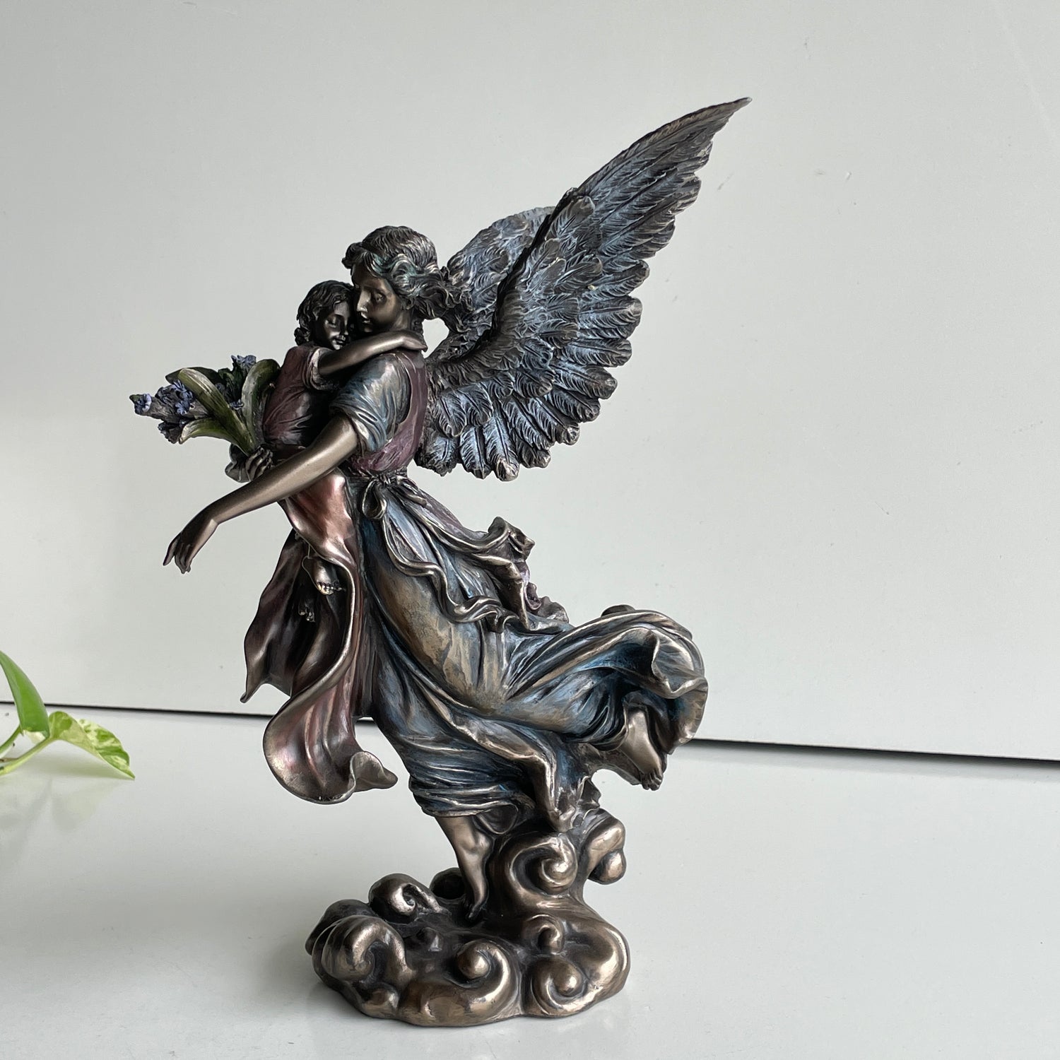 Guardian Angel With Child Statue C-5071