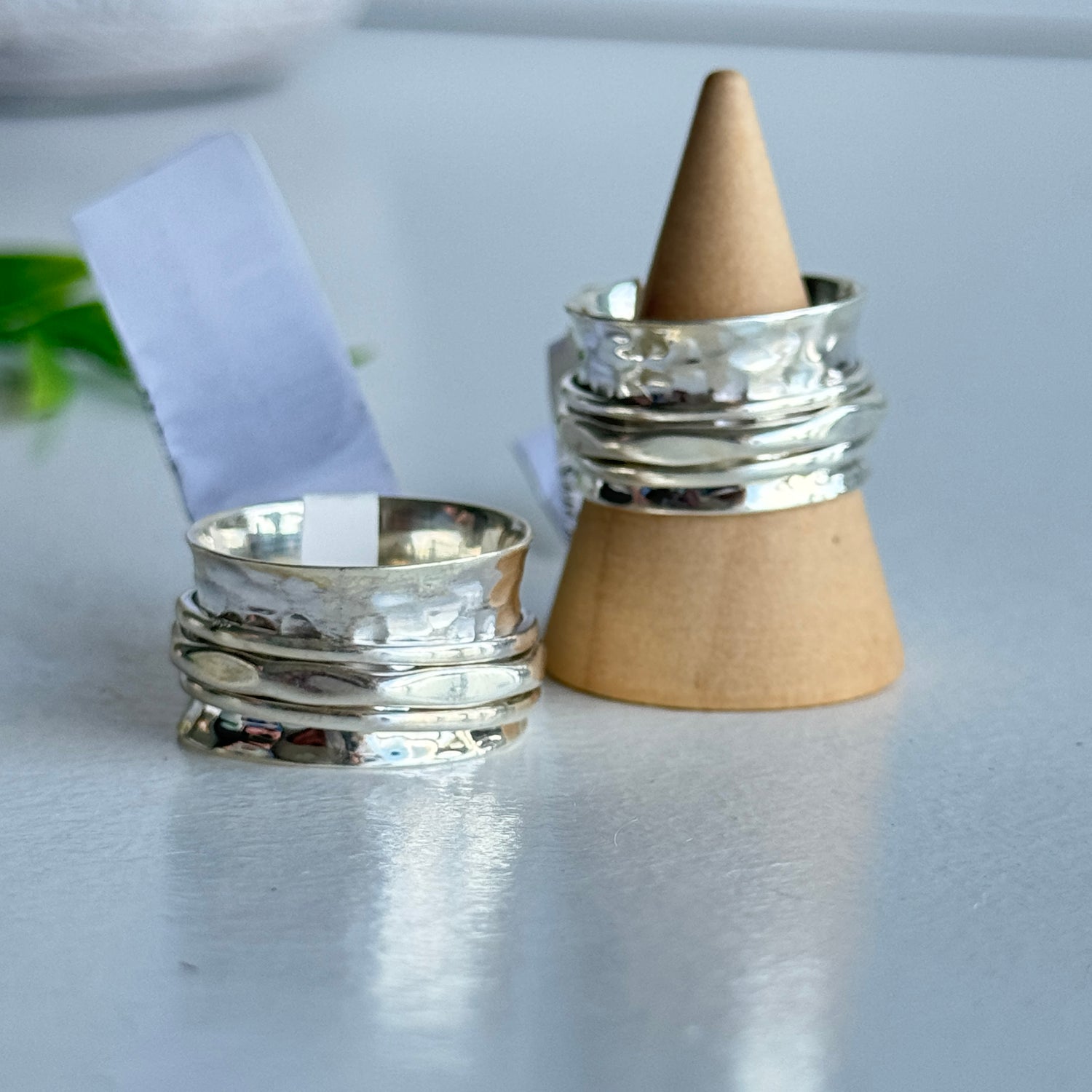 Silver Spinner Ring 3 Band 001