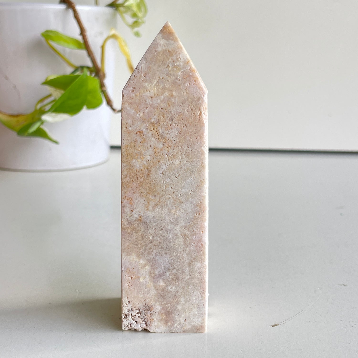 Pink Amethyst Obelisk 12.5cm