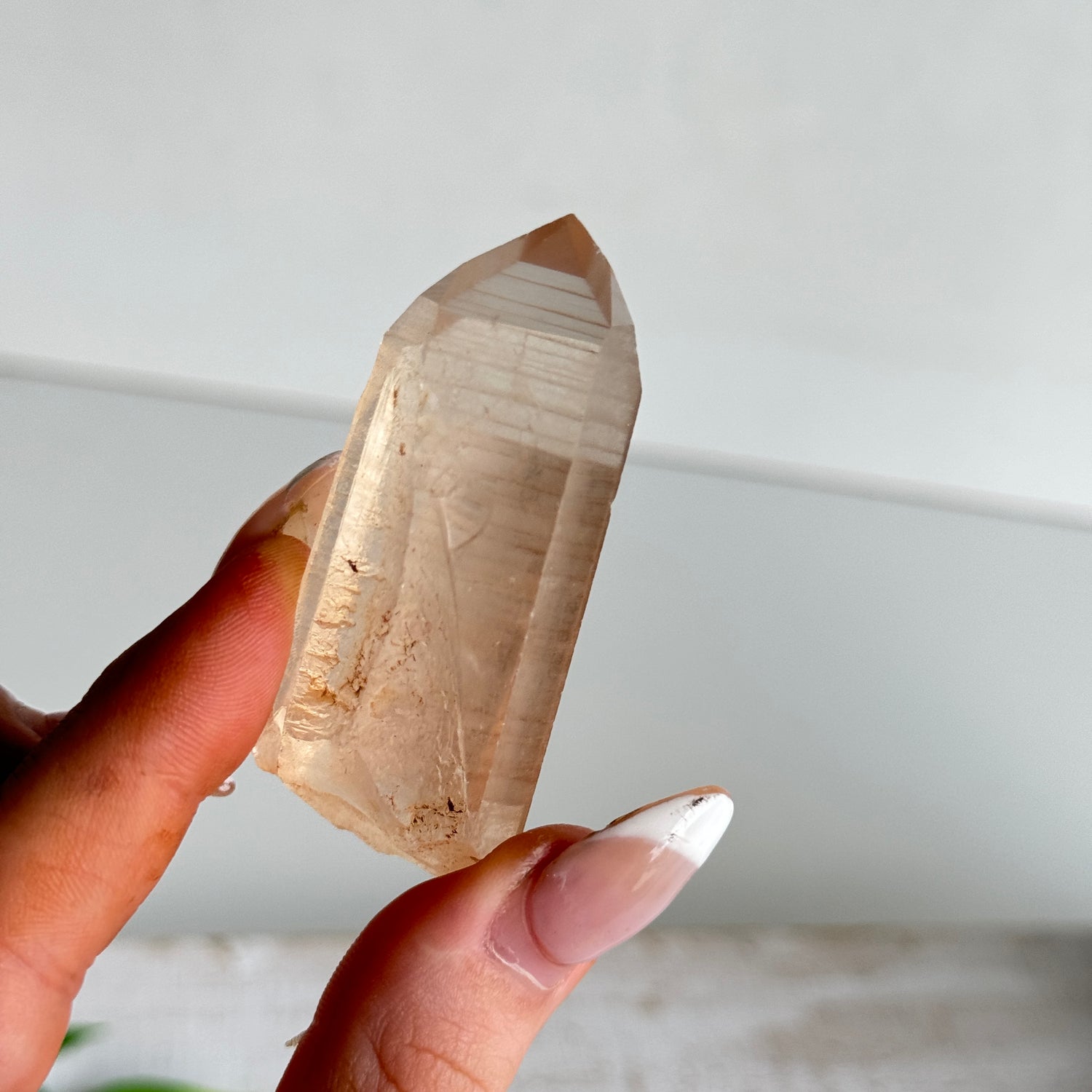 Tangerine Lemurian Quartz Points