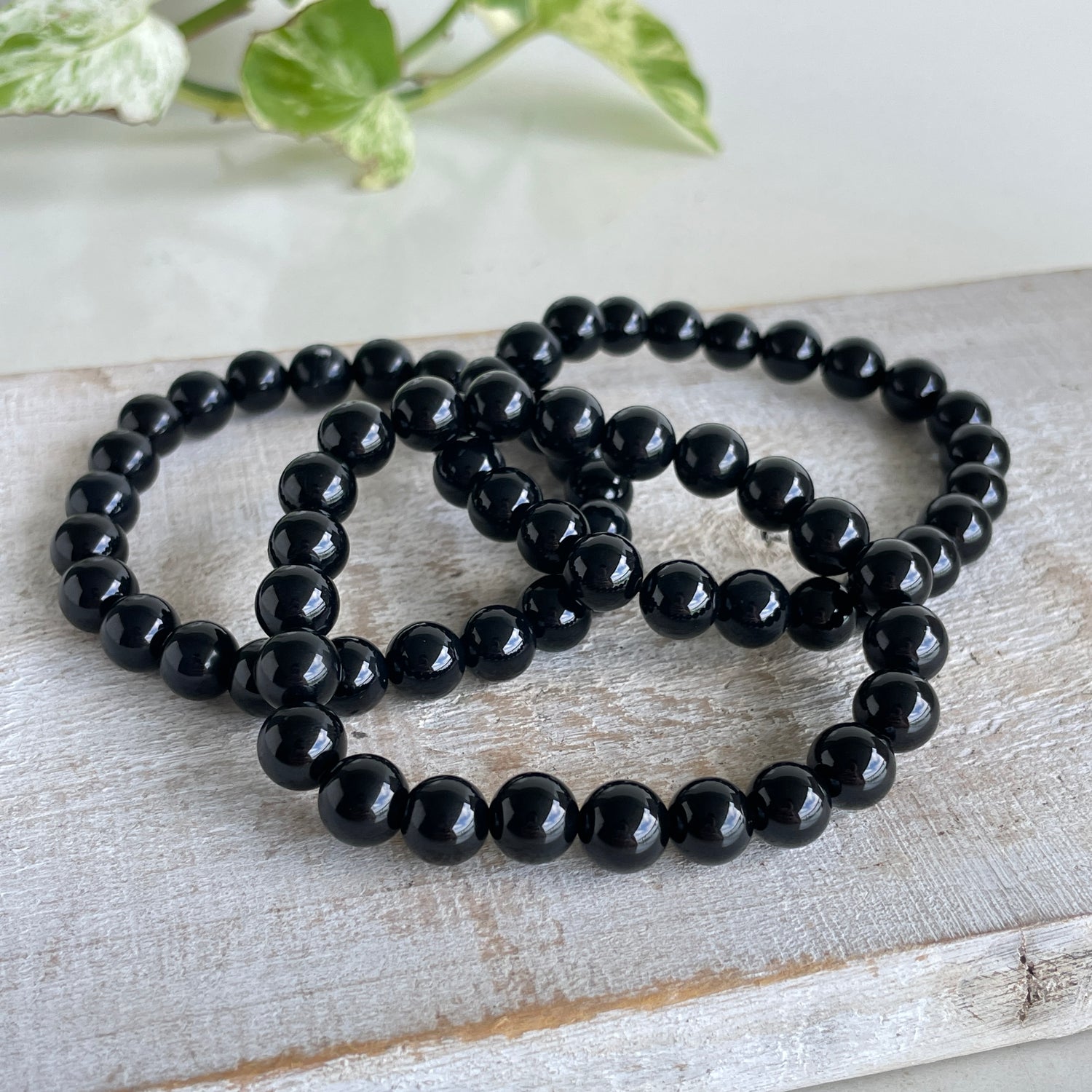 Black Onyx Beaded Bracelet