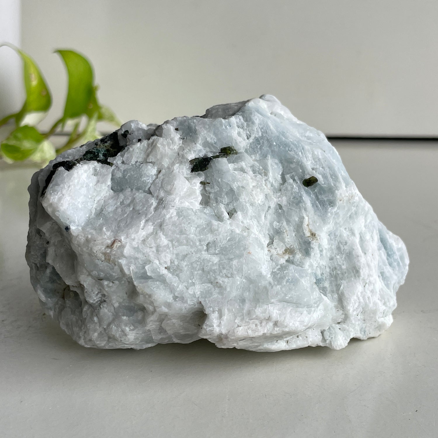 Albite With Green Tourmaline Pce 794g