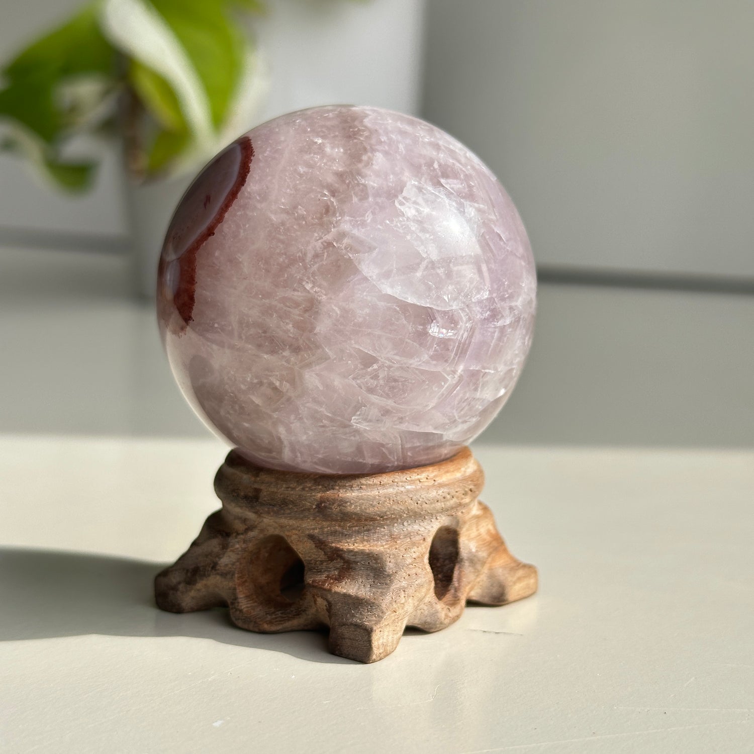 Amethyst Agate Sphere 5.4cm