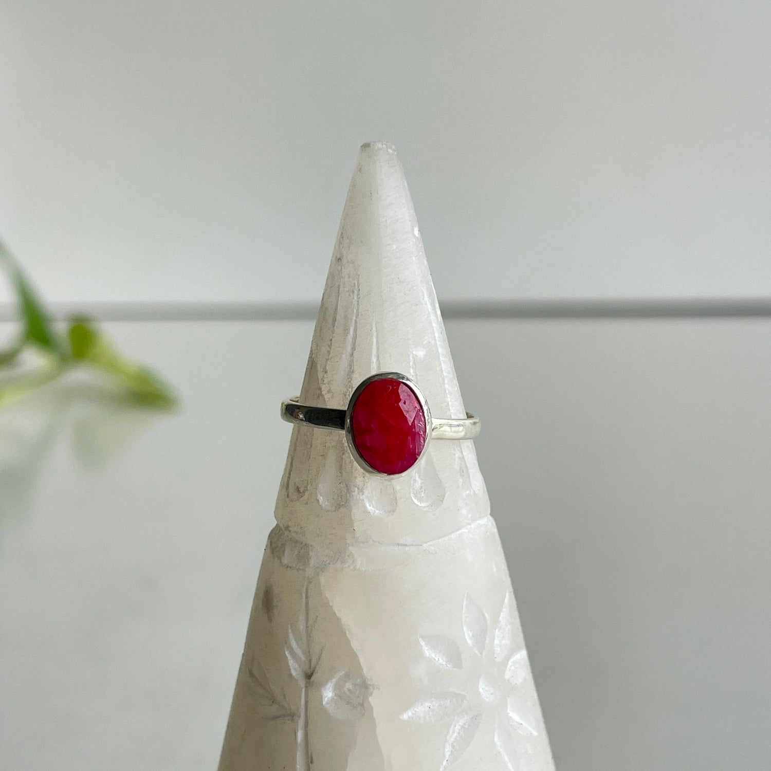 Ruby Oval Ring