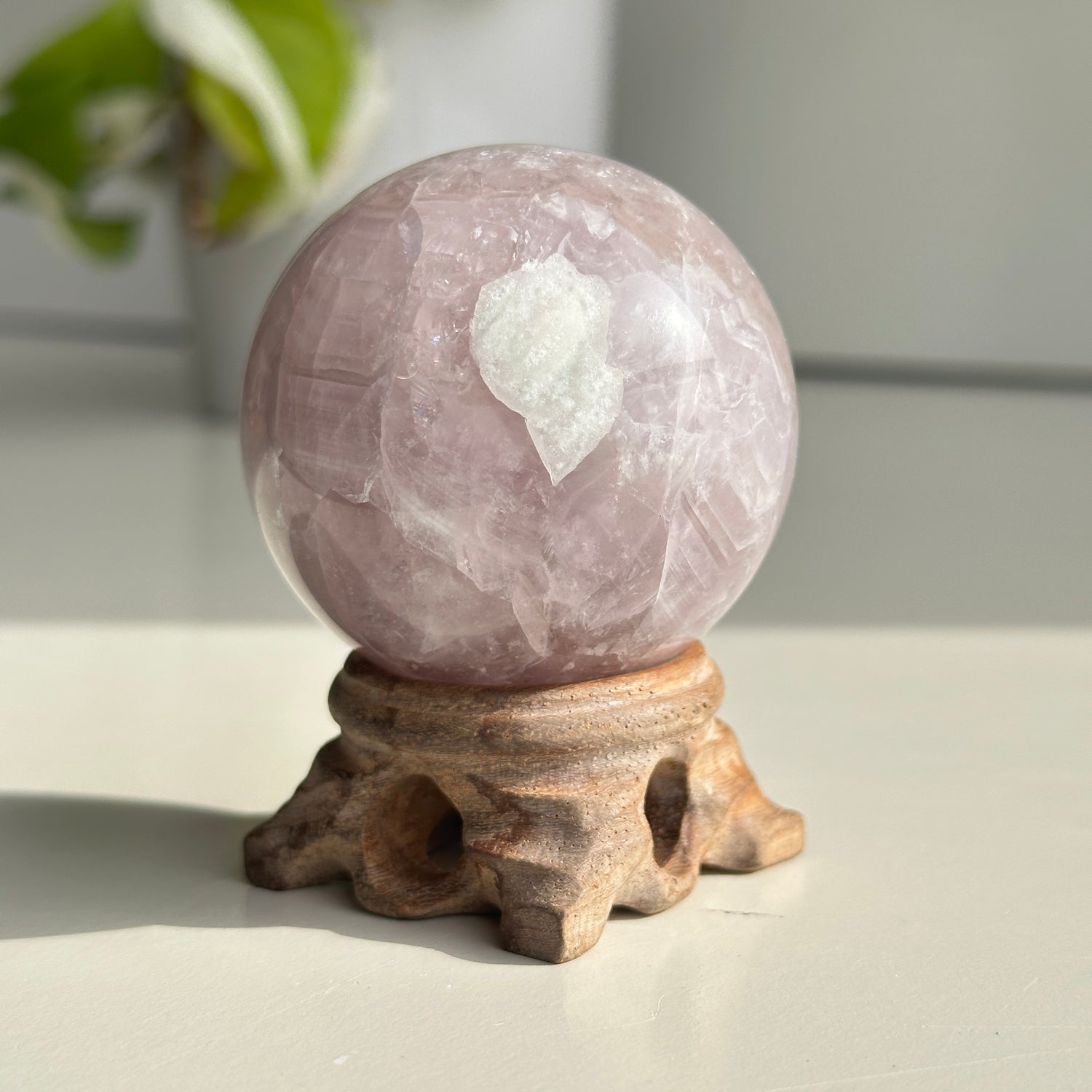 Amethyst Agate Sphere 5.4cm