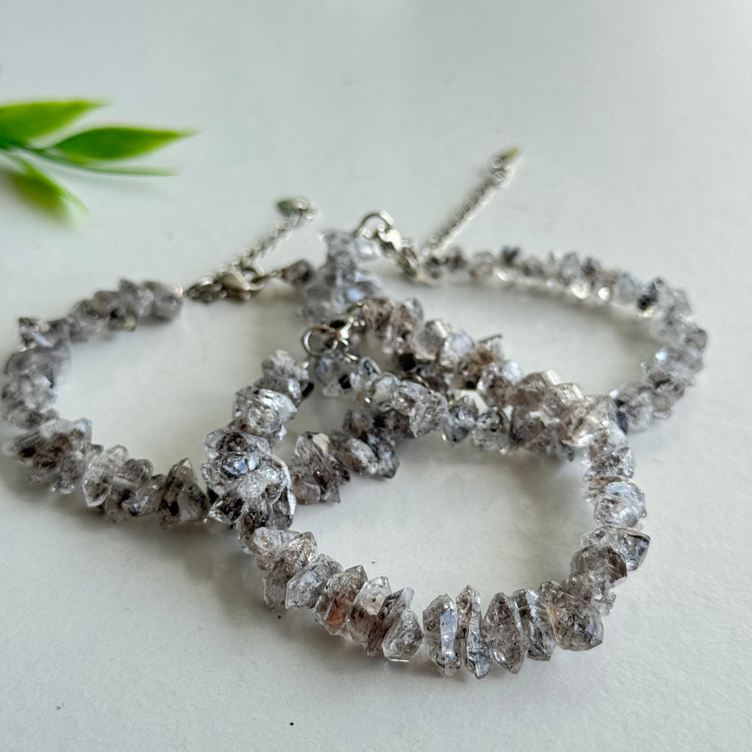 Herkimer Diamond Bracelet with Clasp