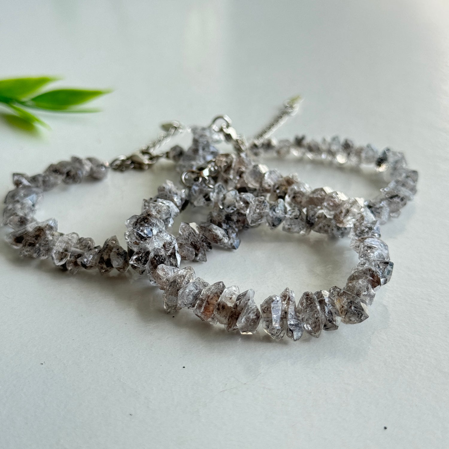 Herkimer Diamond Bracelet with Clasp