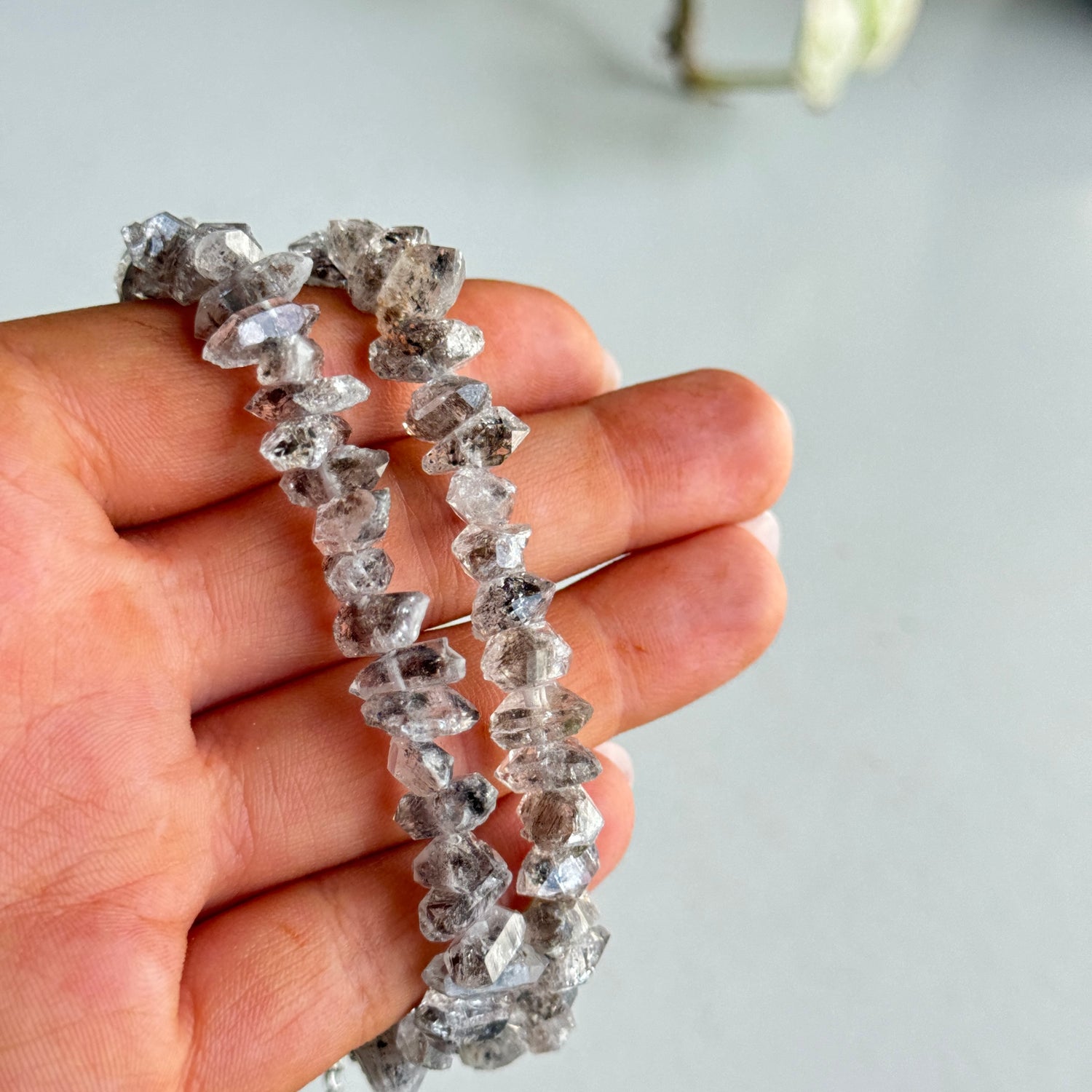 Herkimer Diamond Bracelet with Clasp