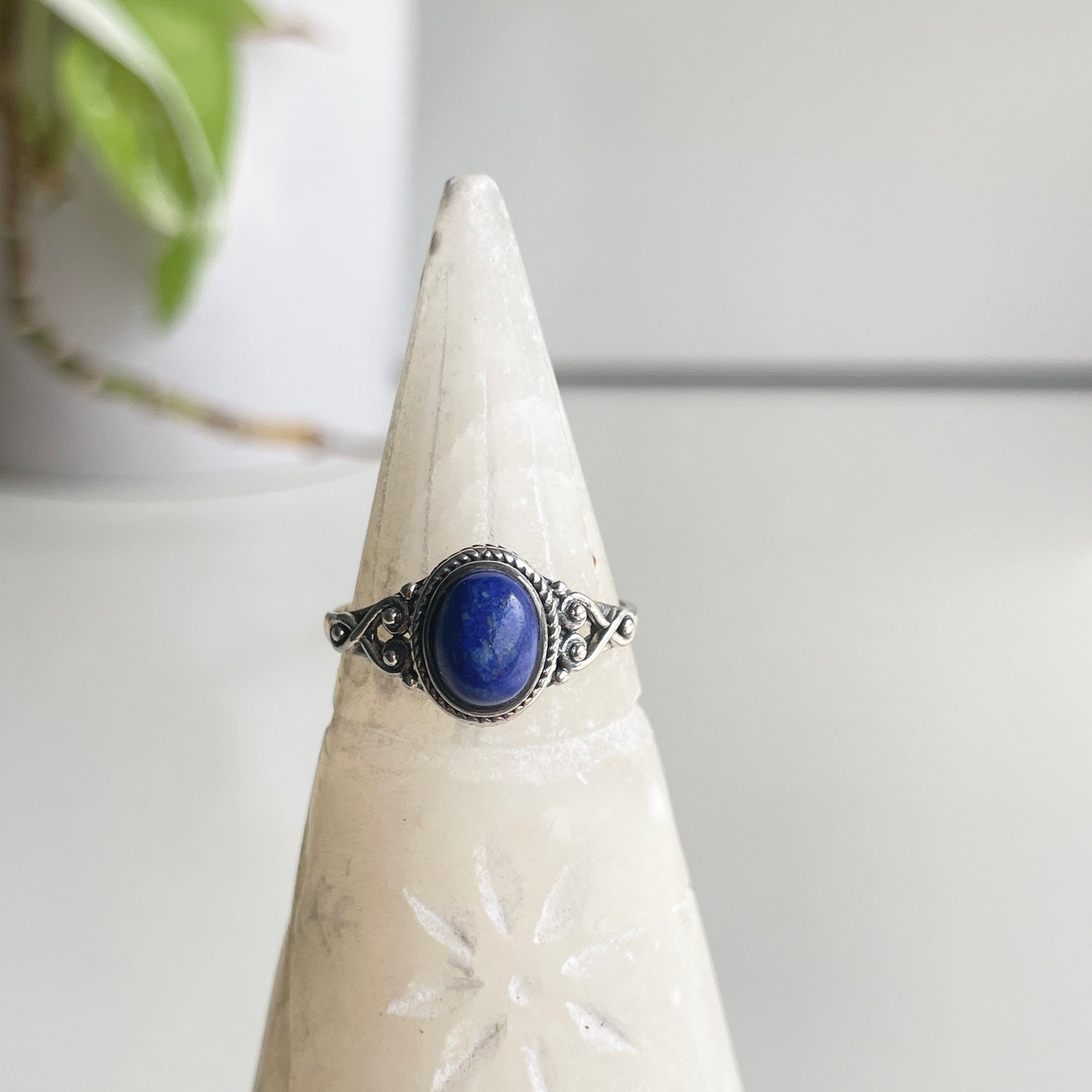 Lapis Lazuli Oval Ring
