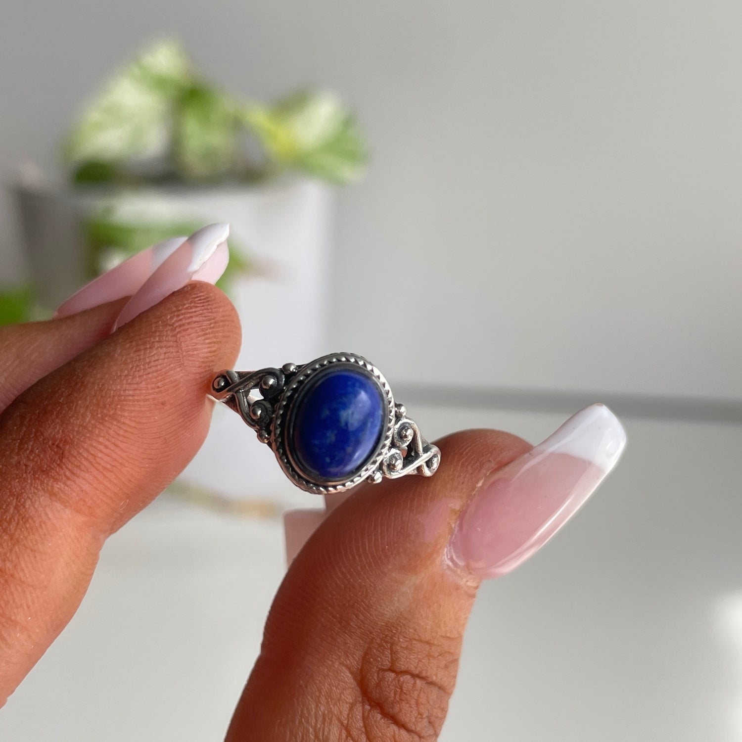 Lapis Lazuli Oval Ring