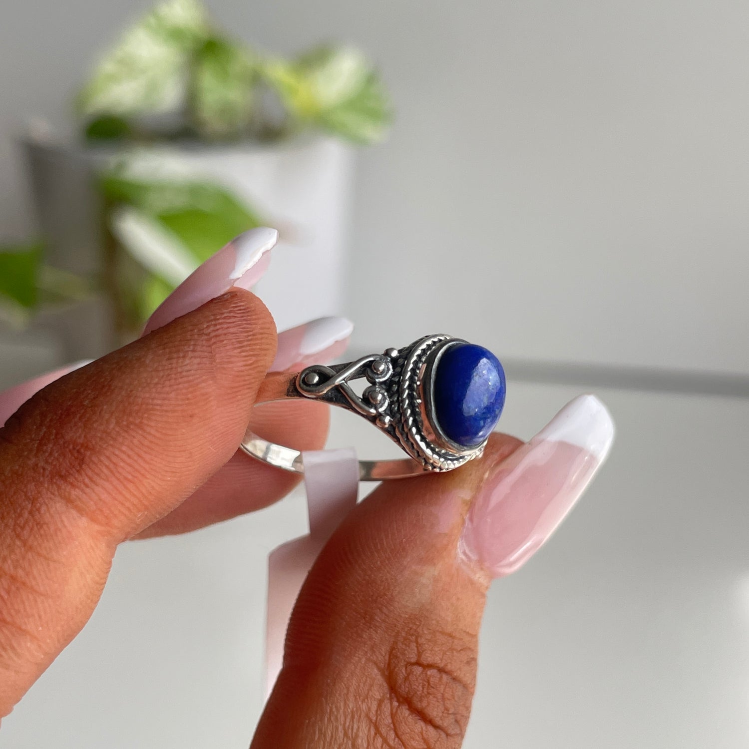 Lapis Lazuli Oval Ring