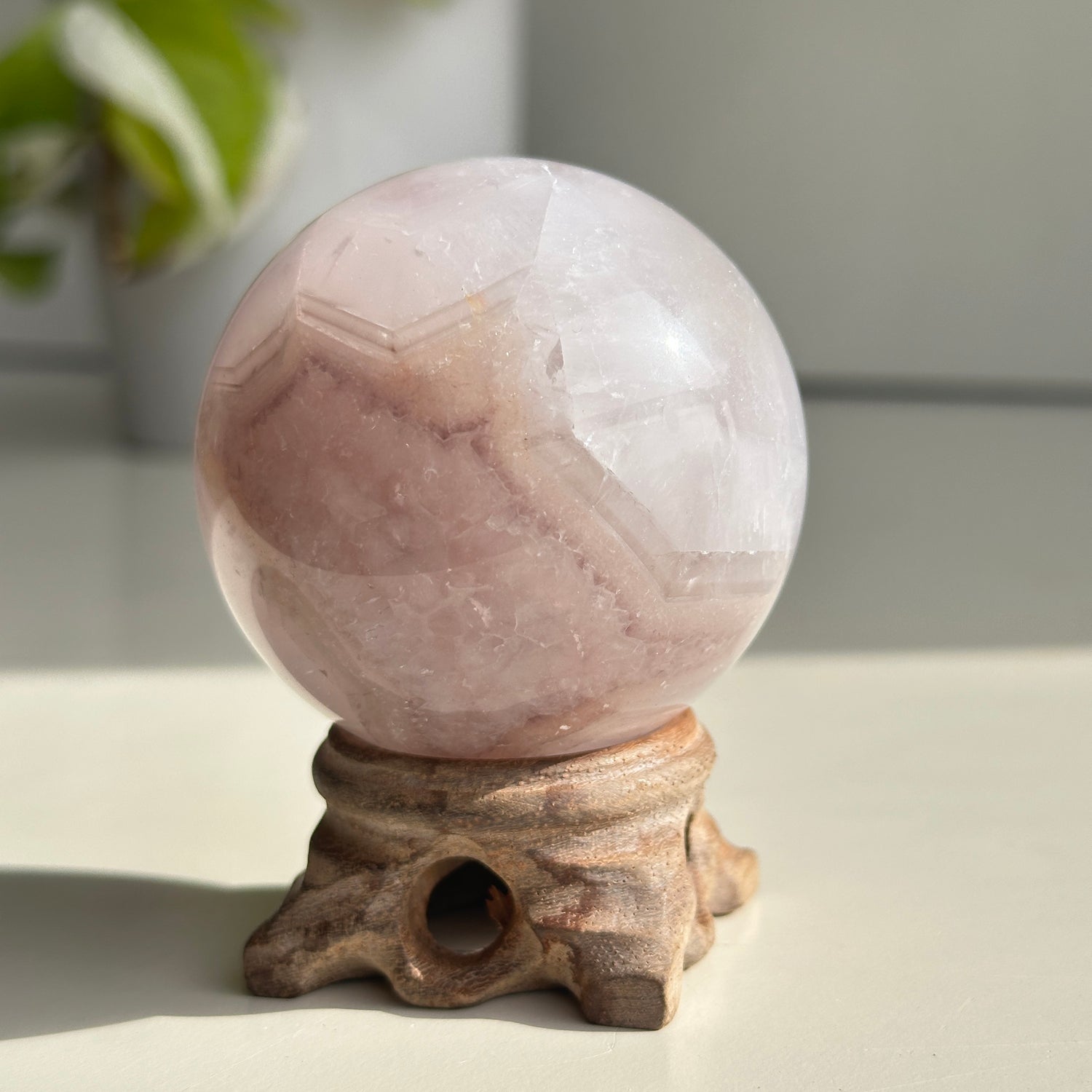 Amethyst Agate Sphere 5.9cm