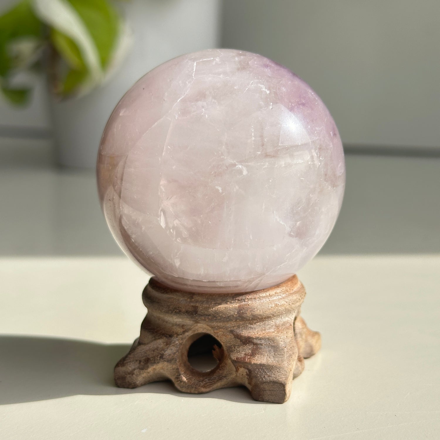 Amethyst Agate Sphere 5.9cm