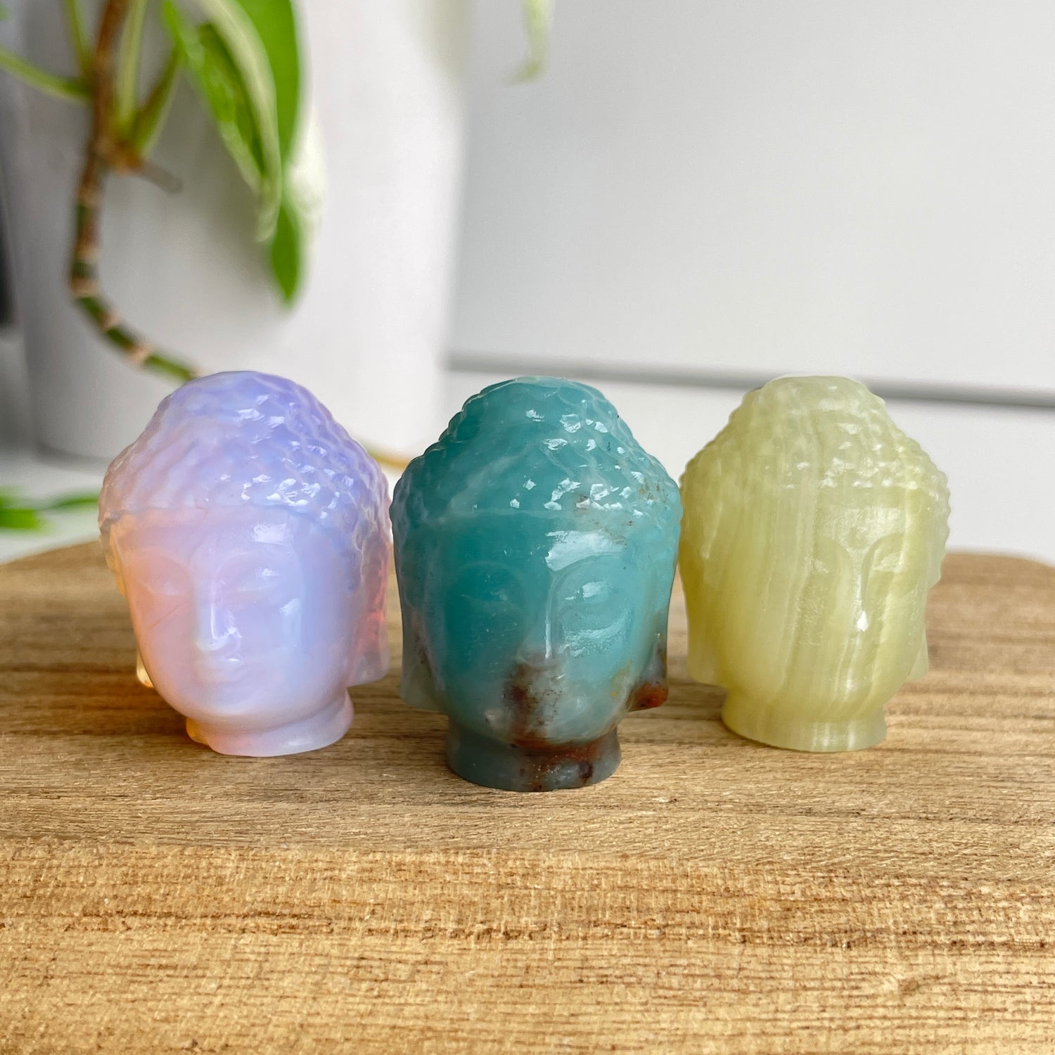 Crystal Buddha Head Assorted