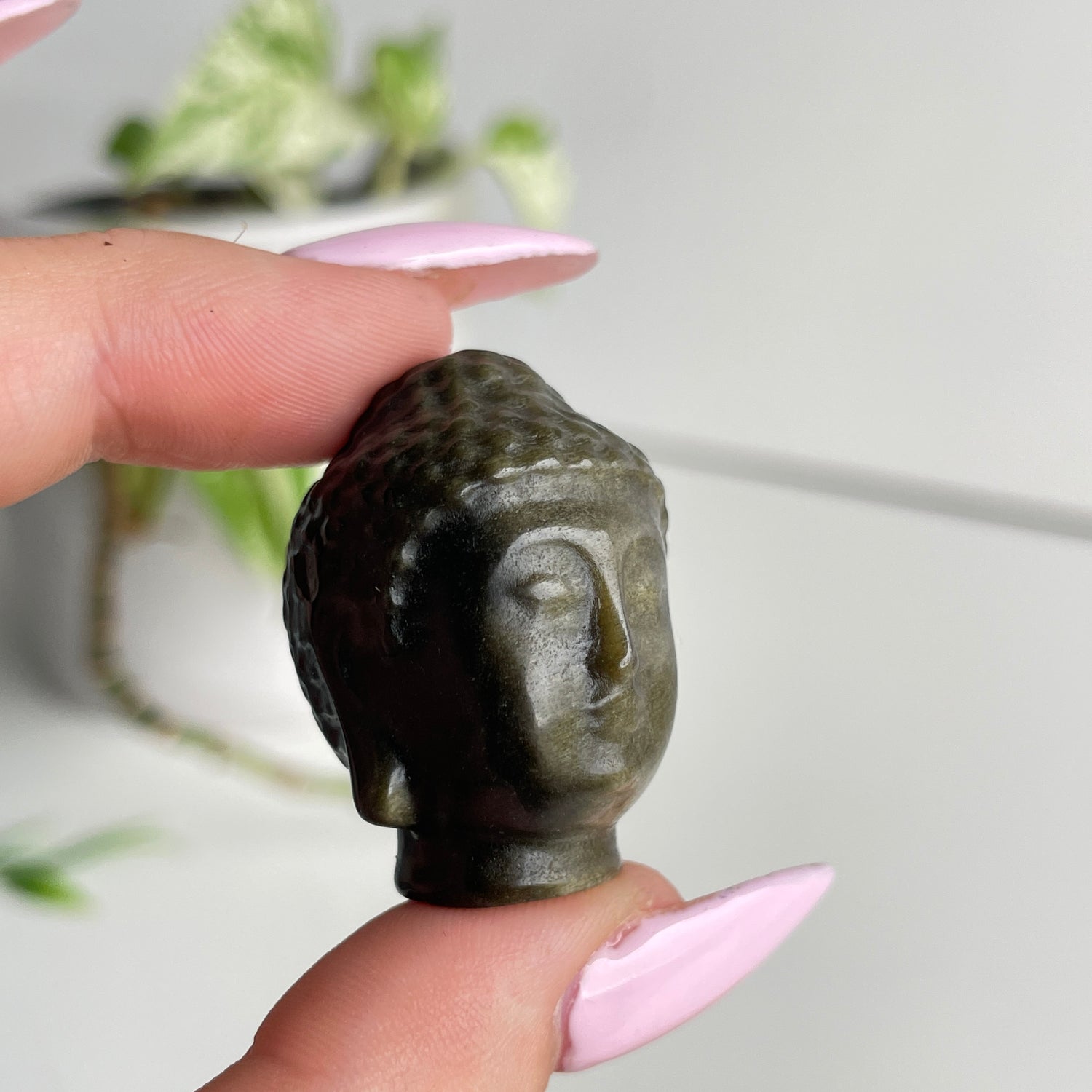 Crystal Buddha Head Assorted
