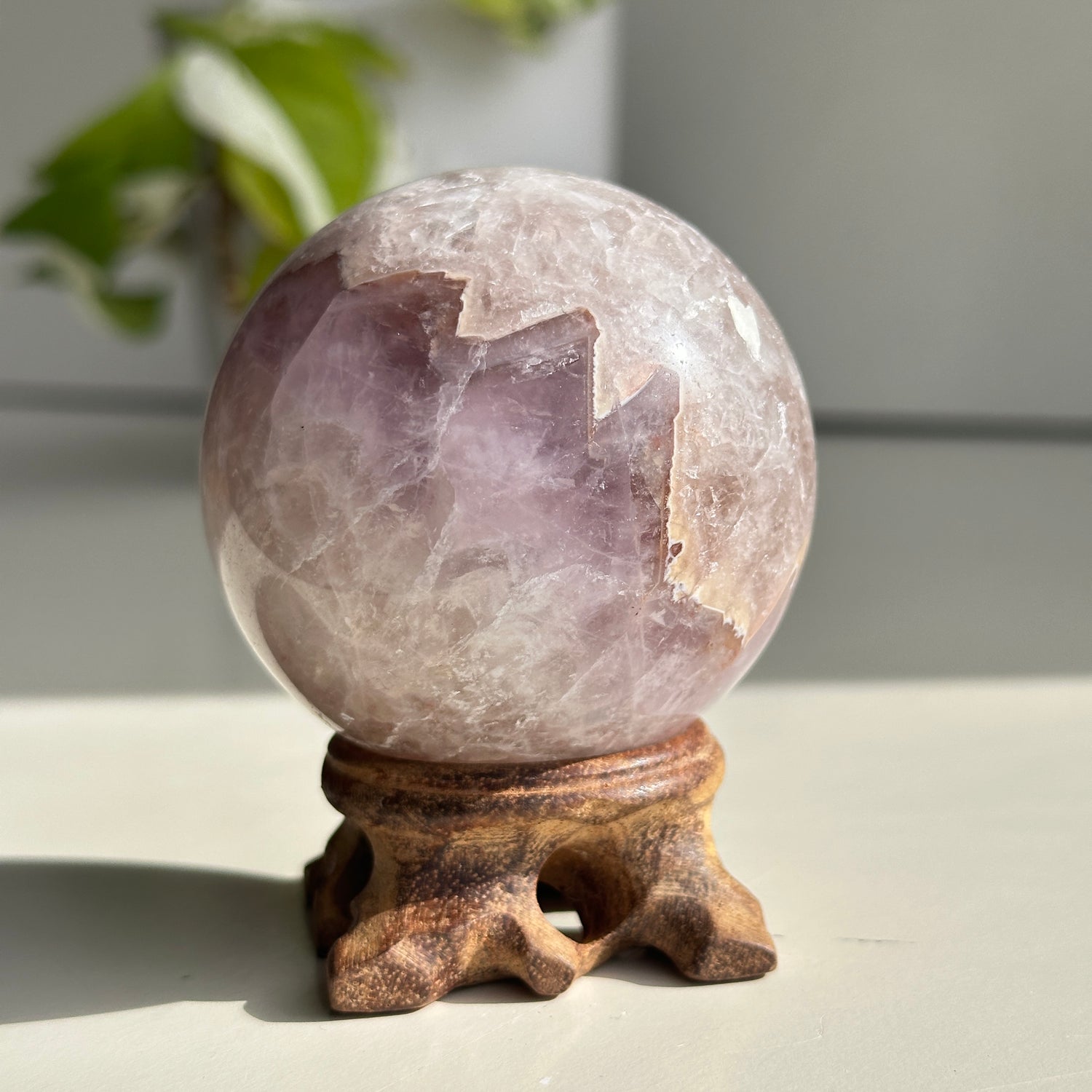 Amethyst Agate Sphere 6.3cm
