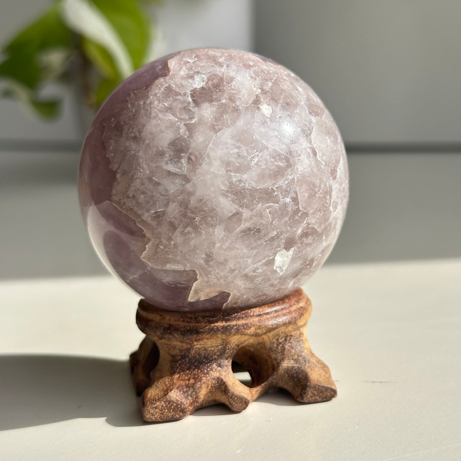 Amethyst Agate Sphere 6.3cm